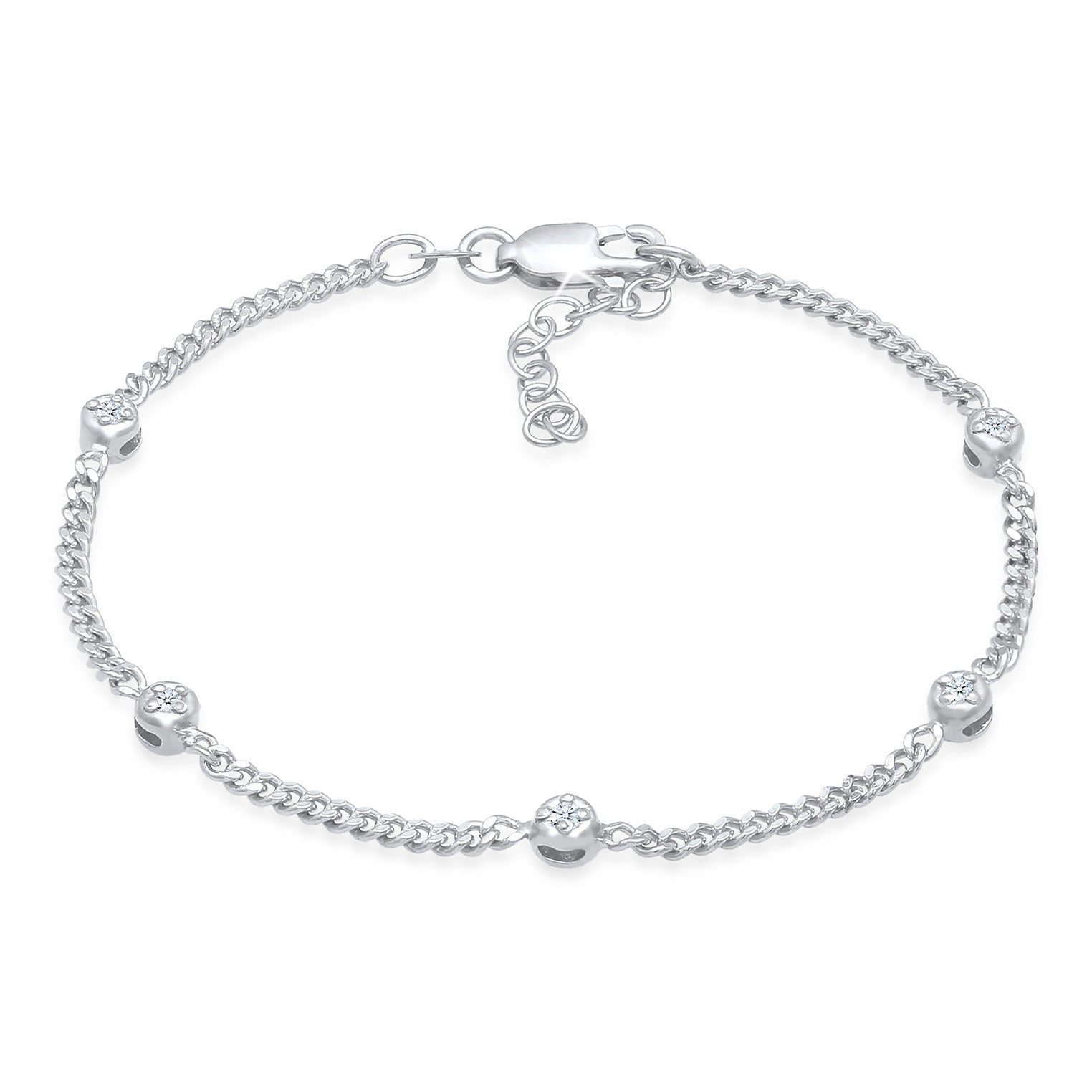 Klassik Elli – 925er Elegant Silber Jewelry (0.075 Diamant ct)