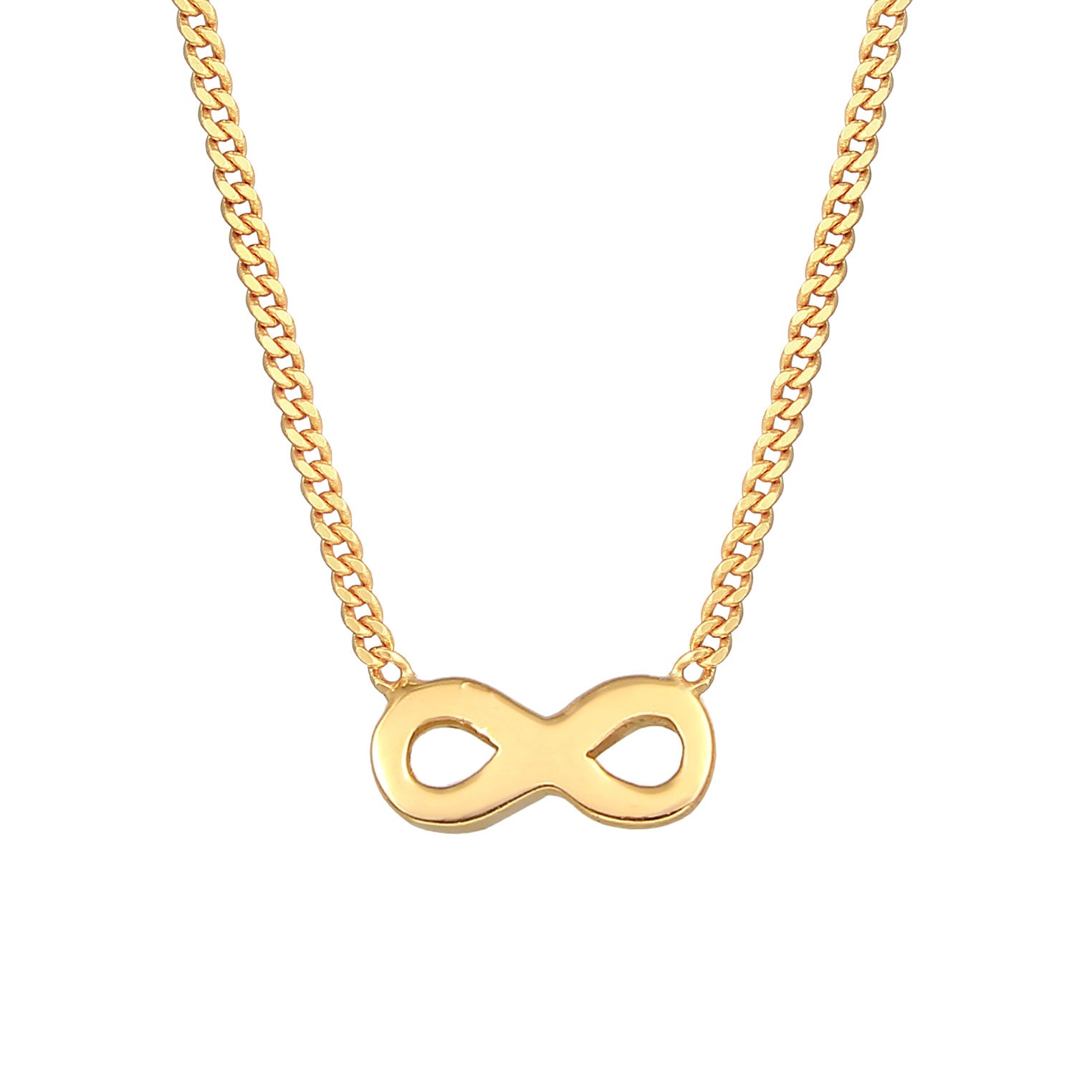 Gold - Elli PREMIUM | Halskette Infinity | 585er Gelbgold