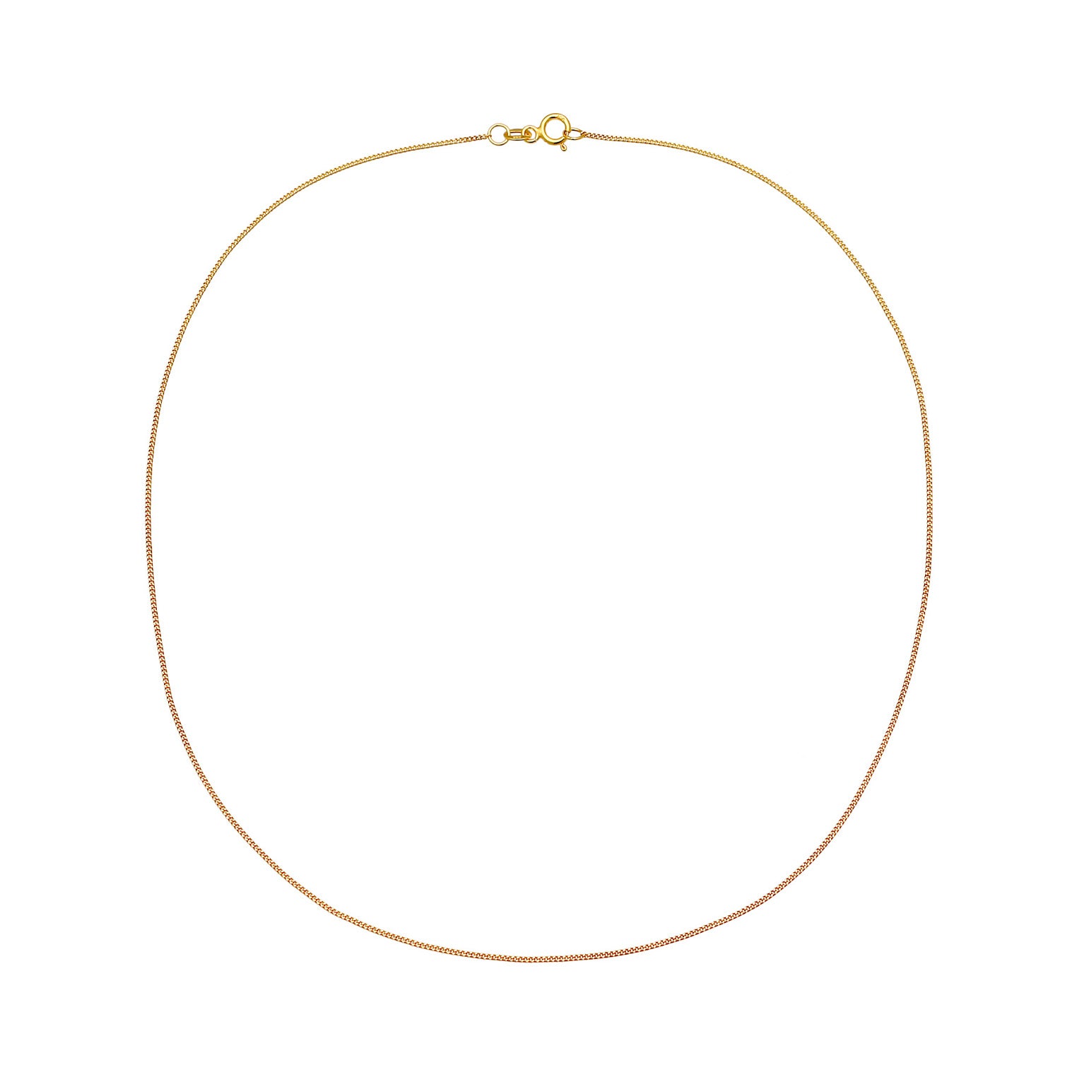 Gold - Elli PREMIUM | Panzer-Halskette | 585er Gelbgold