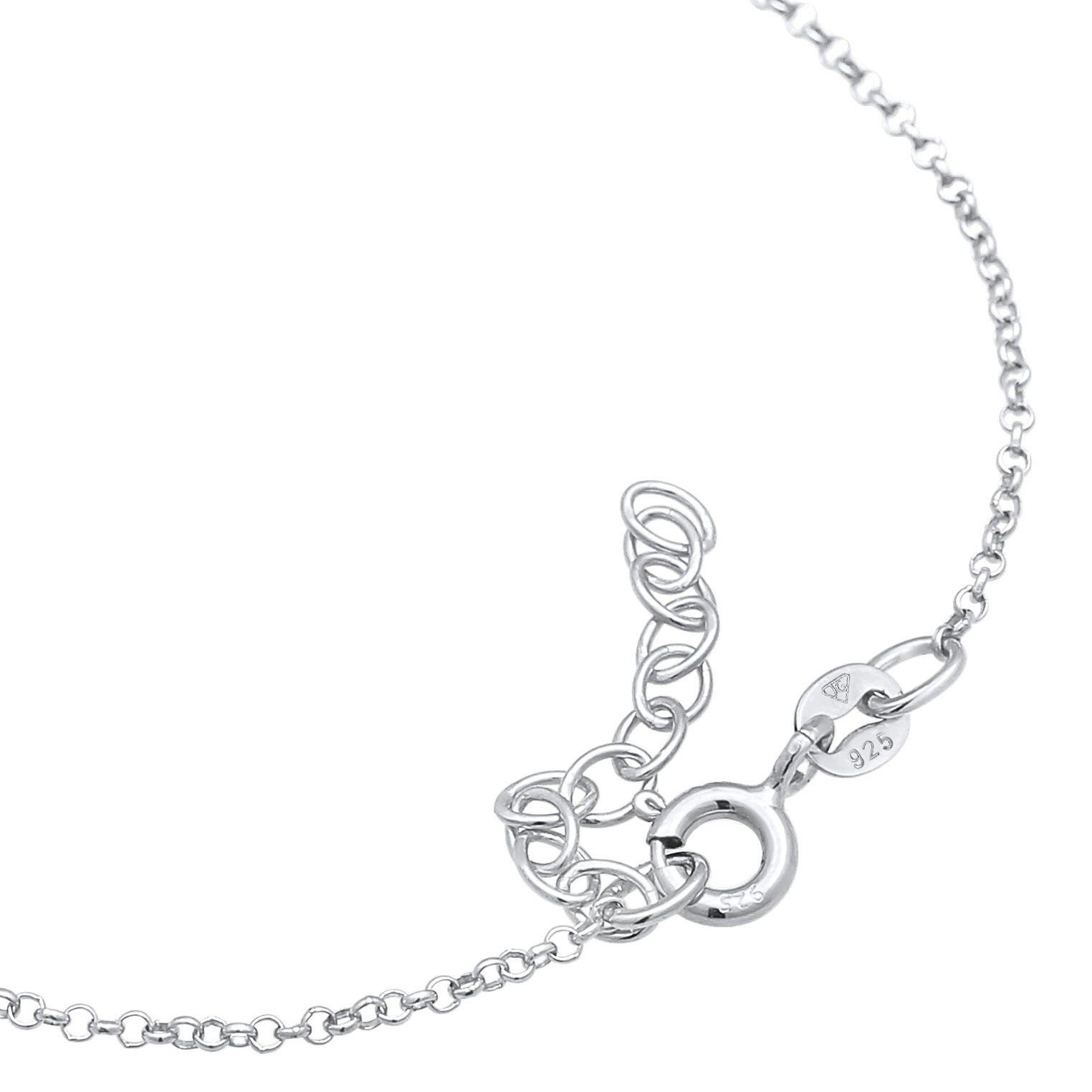 Silber - Elli | Armband Plättchen Basic | 925er Sterling Silber