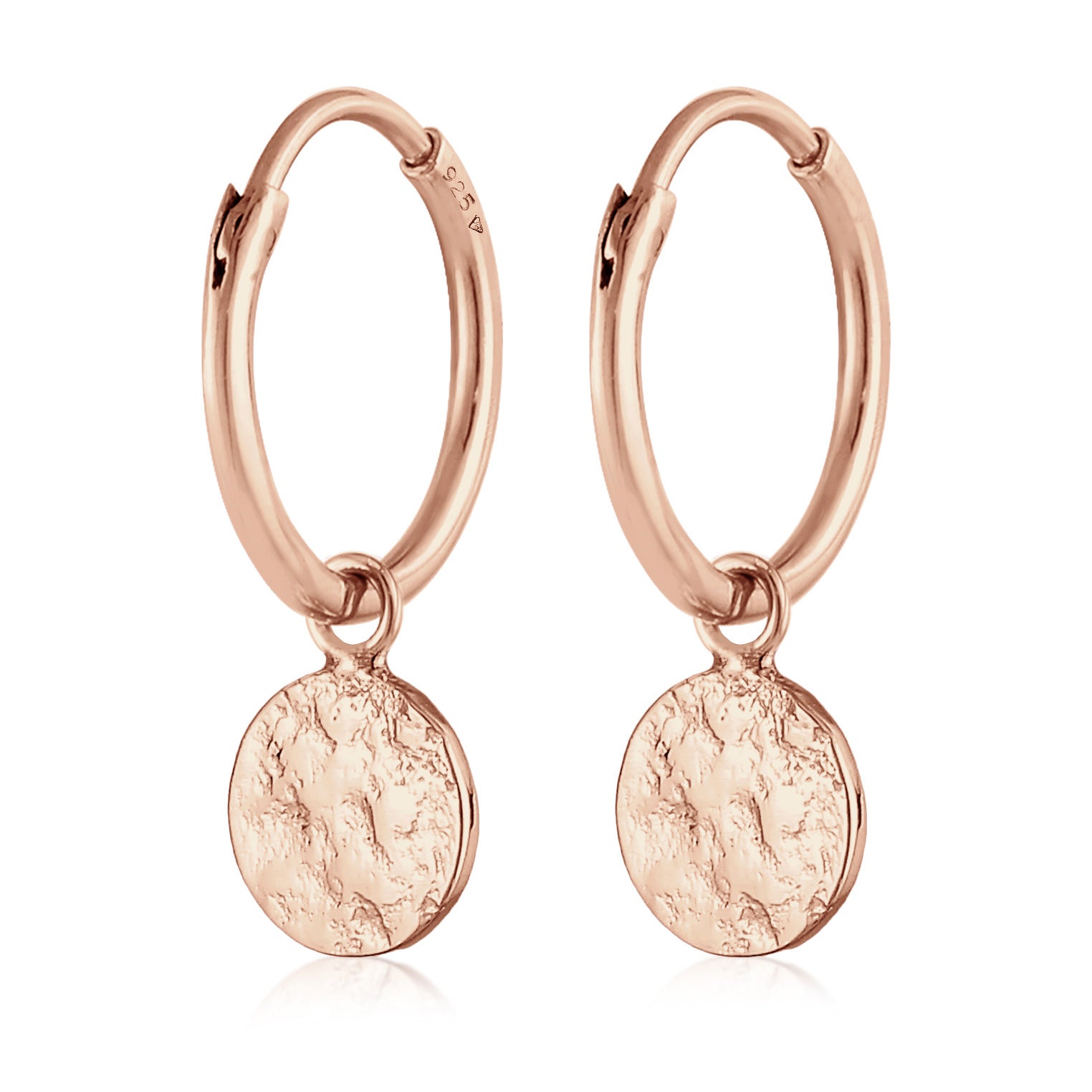 Roségold - Elli | Creole | 925 Sterling Silber Rosévergoldet