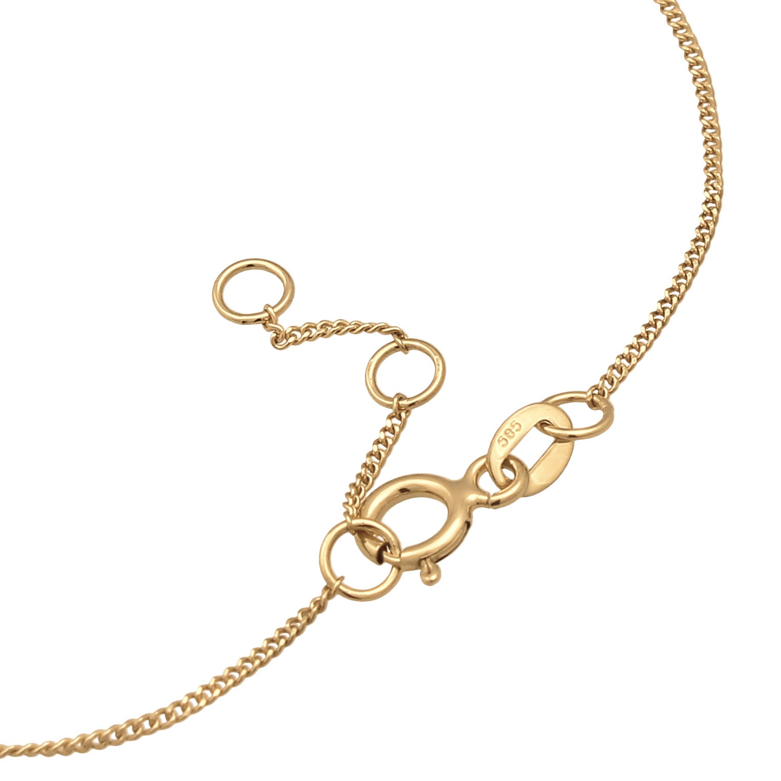 Gold - Elli PREMIUM | Armband Lebensblume | 585er Gelbgold
