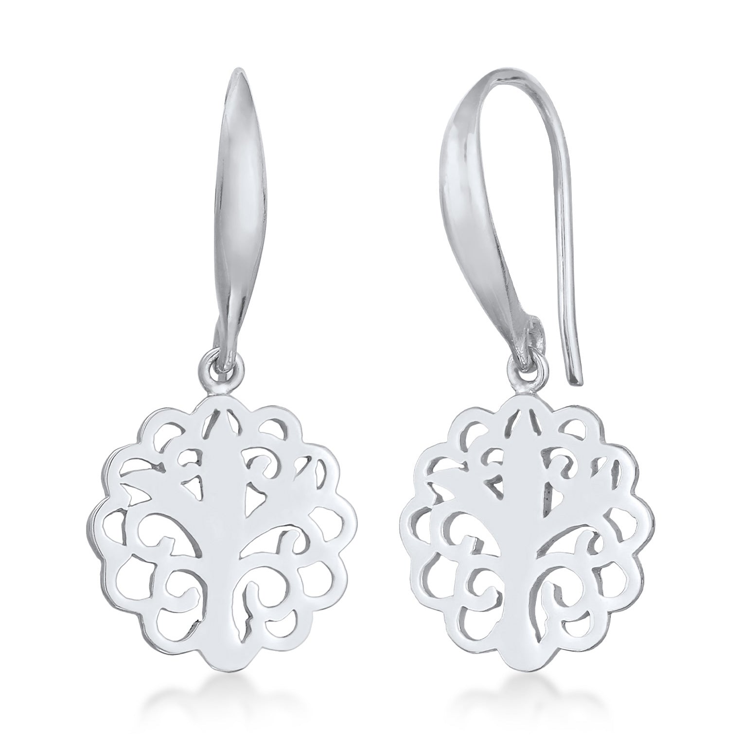 Silber - Elli | Ohrhänger Ornament | 925er Sterling Silber