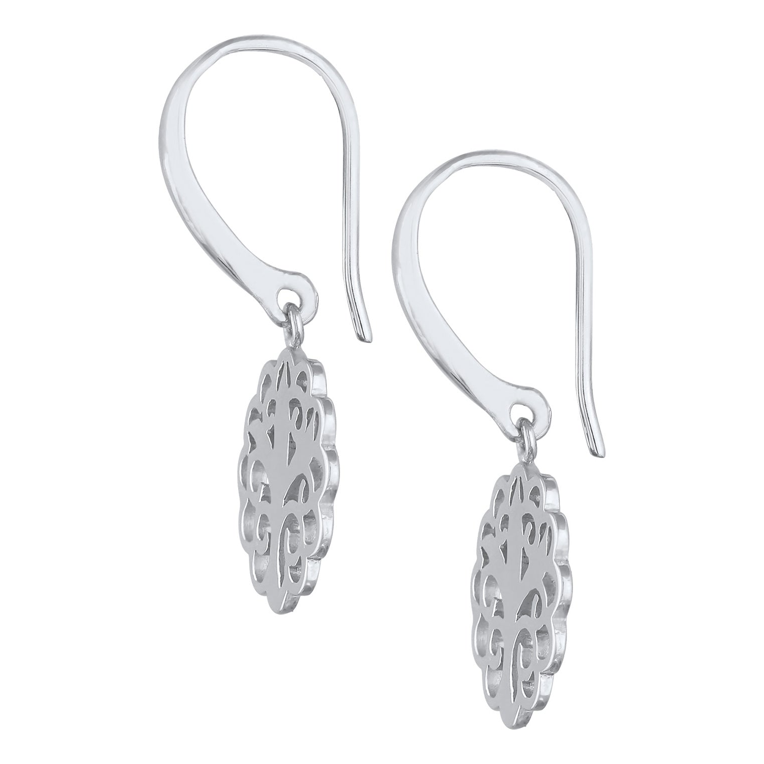 Silber - Elli | Ohrhänger Ornament | 925er Sterling Silber
