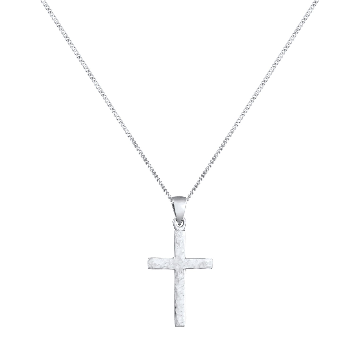 Silber - Elli | Halskette Kreuz | 925er Sterling Silber