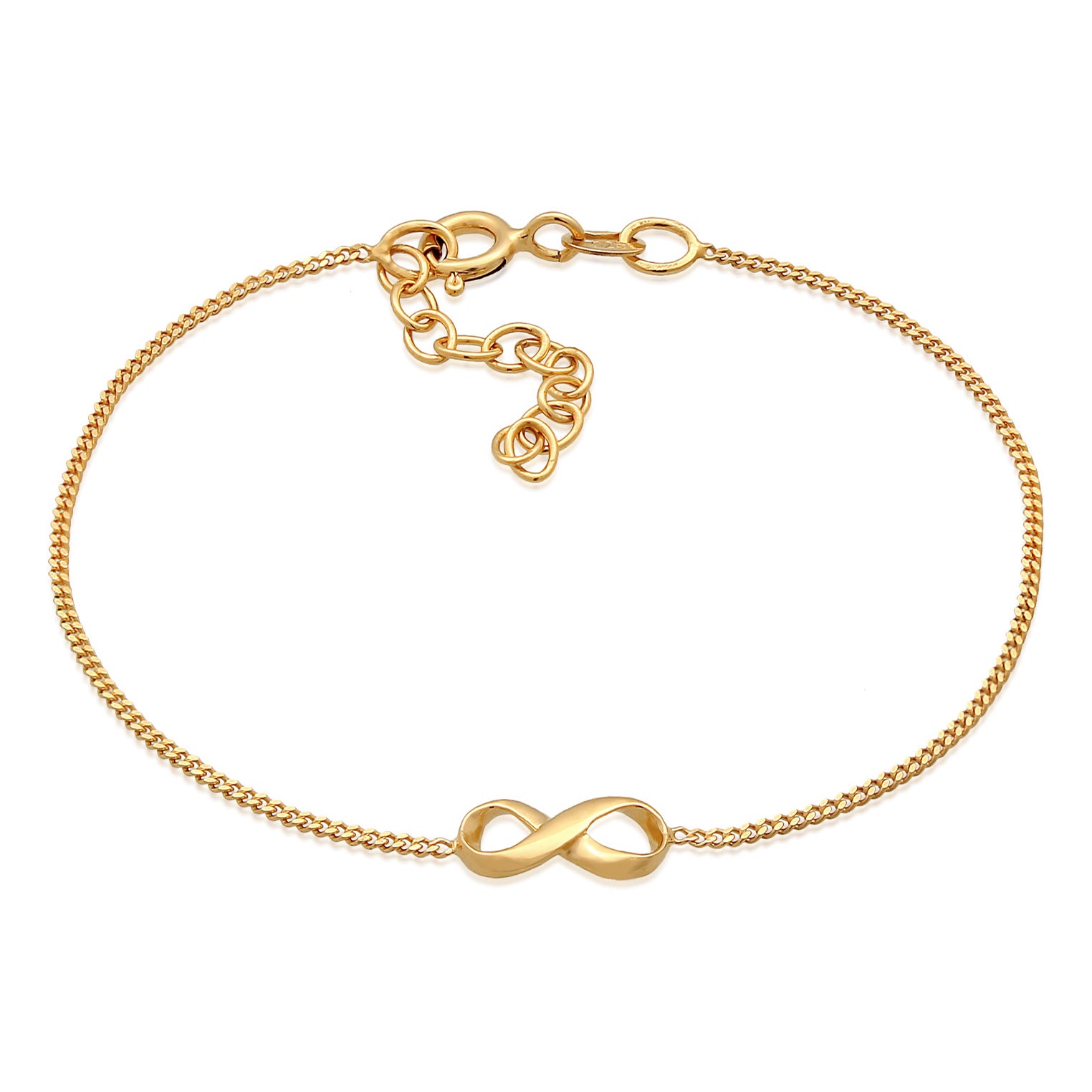 Gold - Elli | Armband Infinity | 925er Sterling Silber