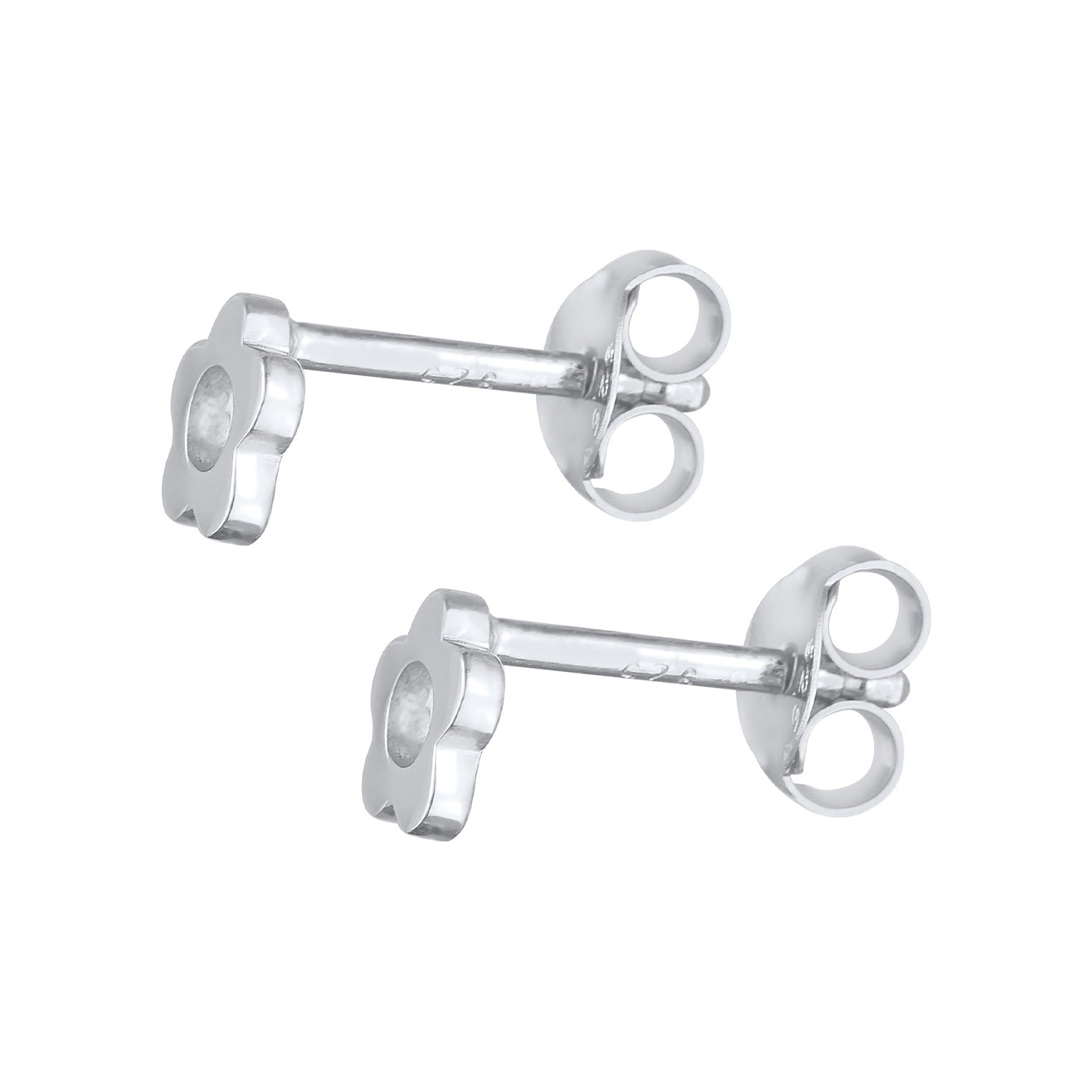 Silber - Elli | Ohrstecker Blume | 925er Sterling Silber