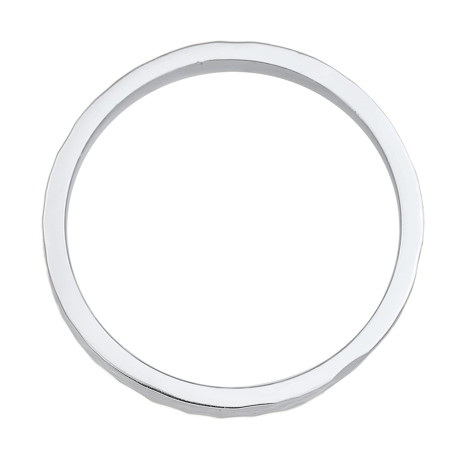 Silber - Elli | Pinky Ring Gehämmert | 925er Sterling Silber