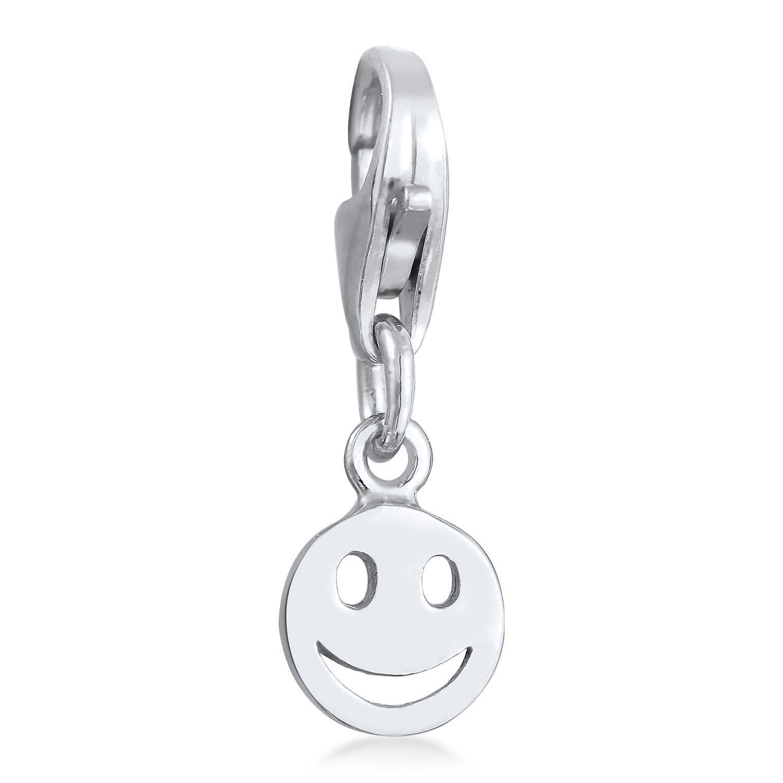 Silber - Nenalina | Charm mit Smiling Face | 925er Sterling Silber