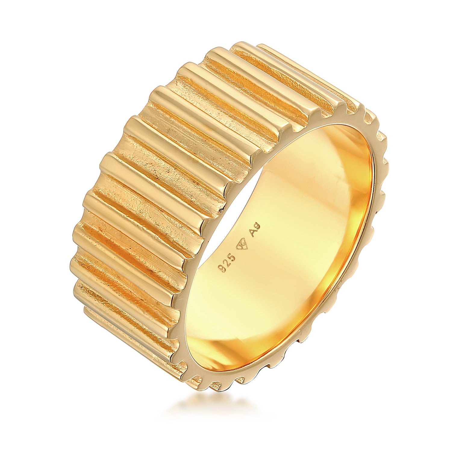 Gold - Elli PREMIUM | Bandring | 925er Sterling Silber