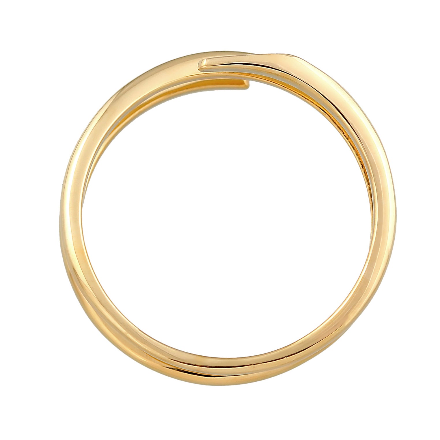 Gold - Elli PREMIUM | Wickelring Filigran | 375er Gelbgold