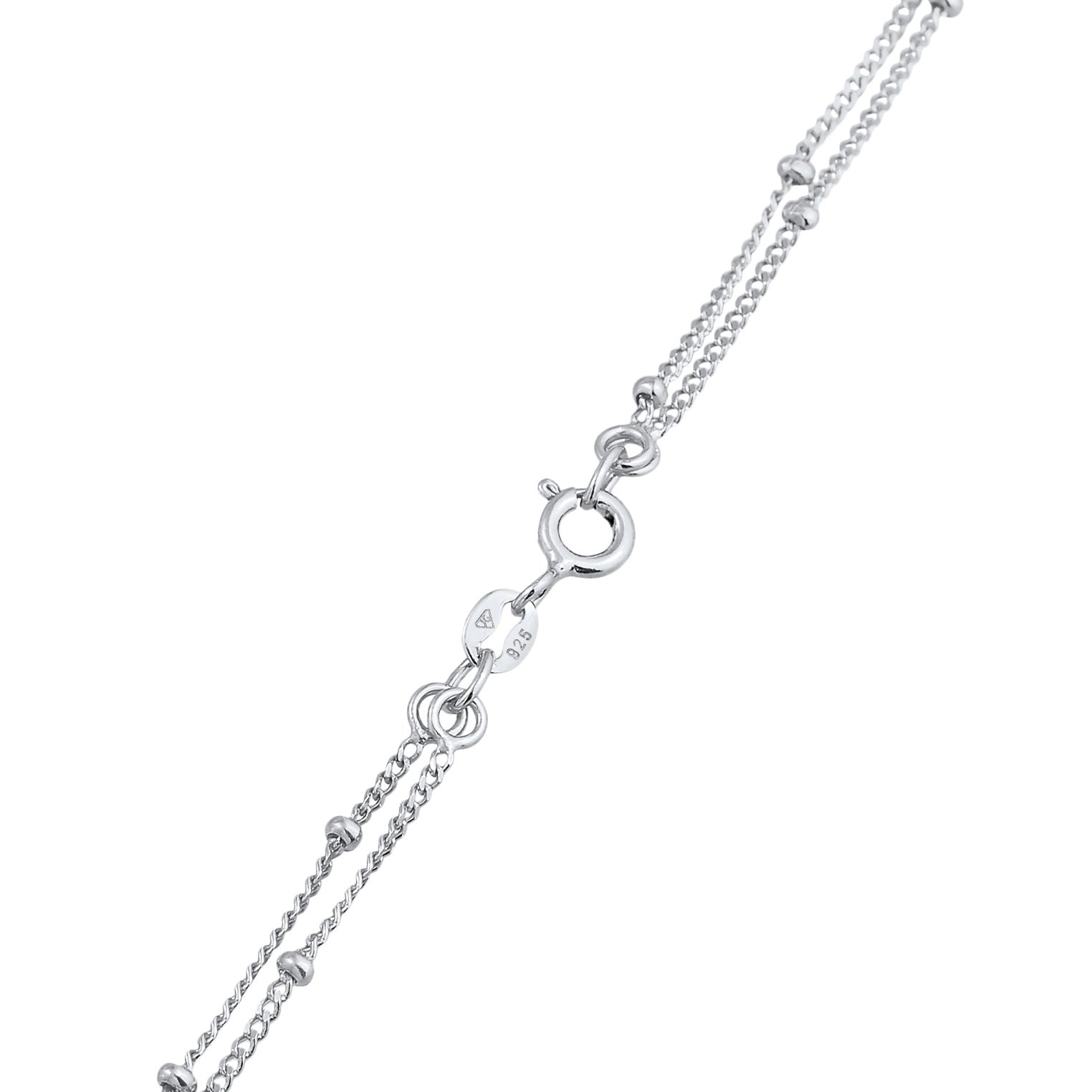 Silber - Elli | Layer-Kugelkette | 925er Sterling Silber