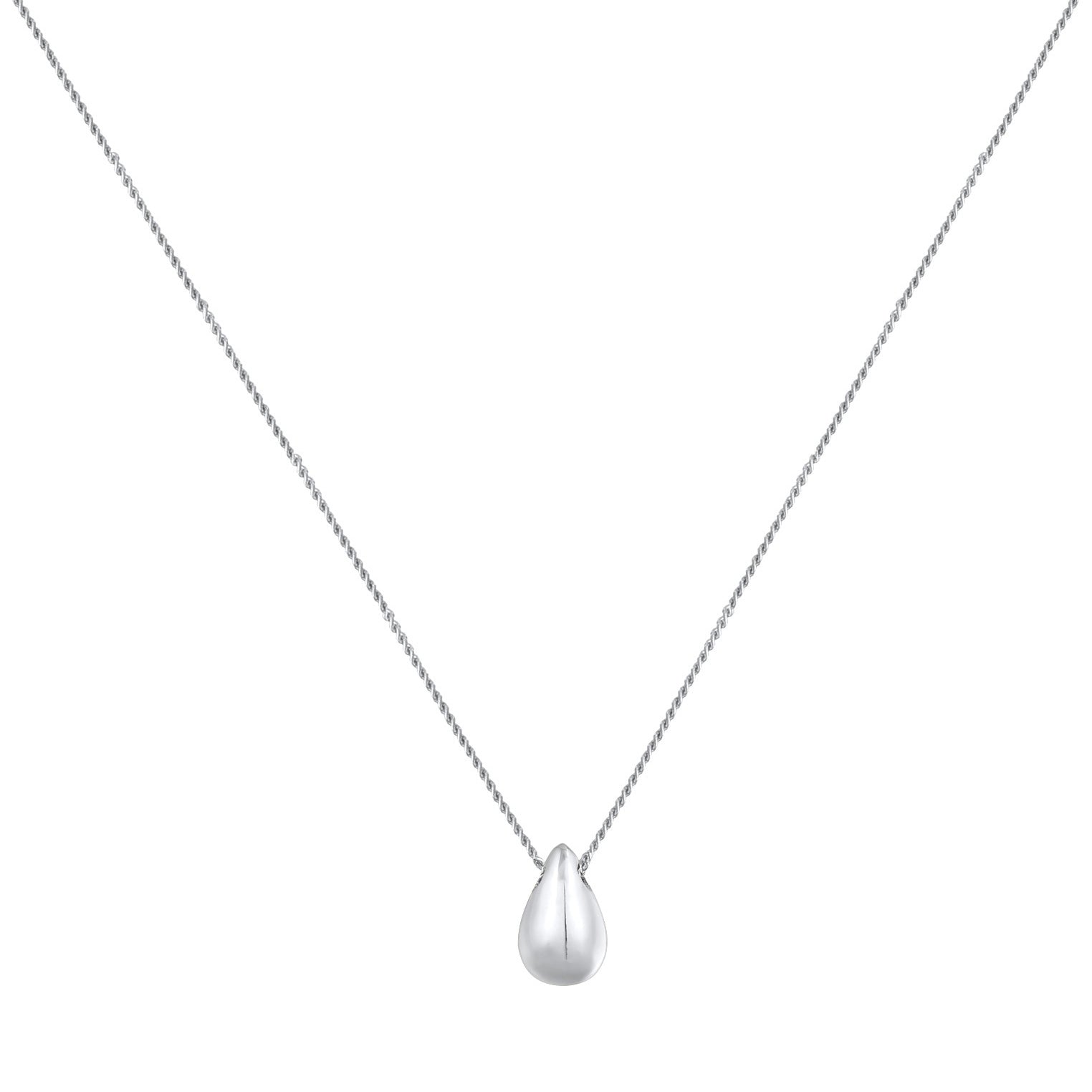 Silber - Elli | Halskette Tropfen | 925er Sterling Silber