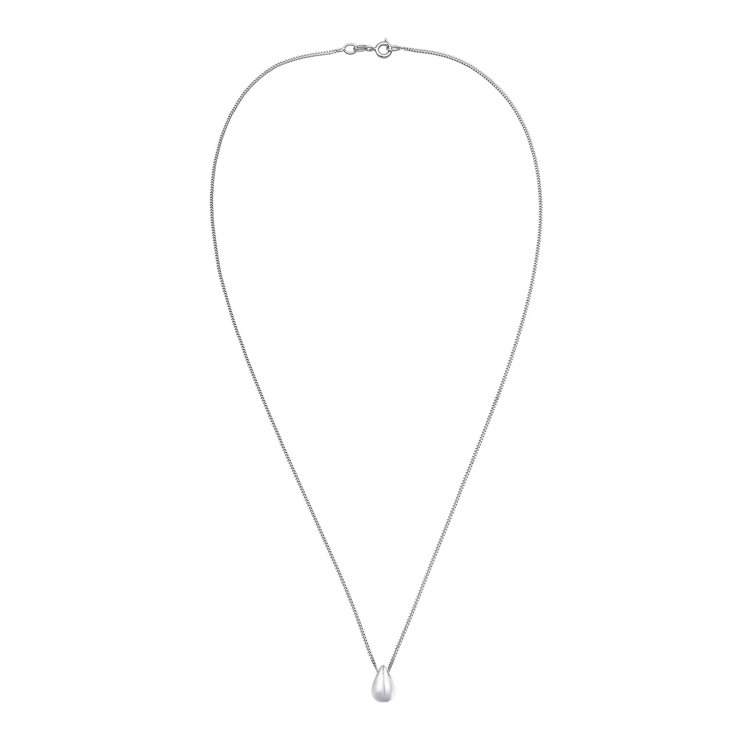 Silber - Elli | Halskette Tropfen | 925er Sterling Silber