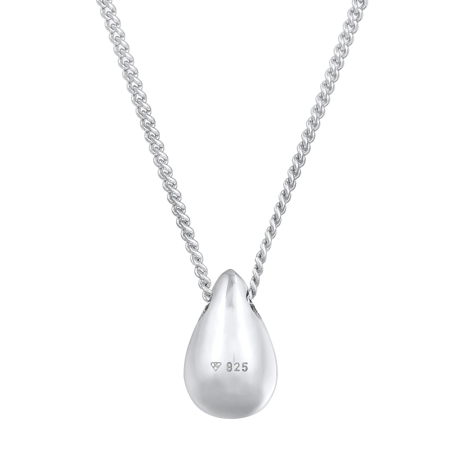 Silber - Elli | Halskette Tropfen | 925er Sterling Silber