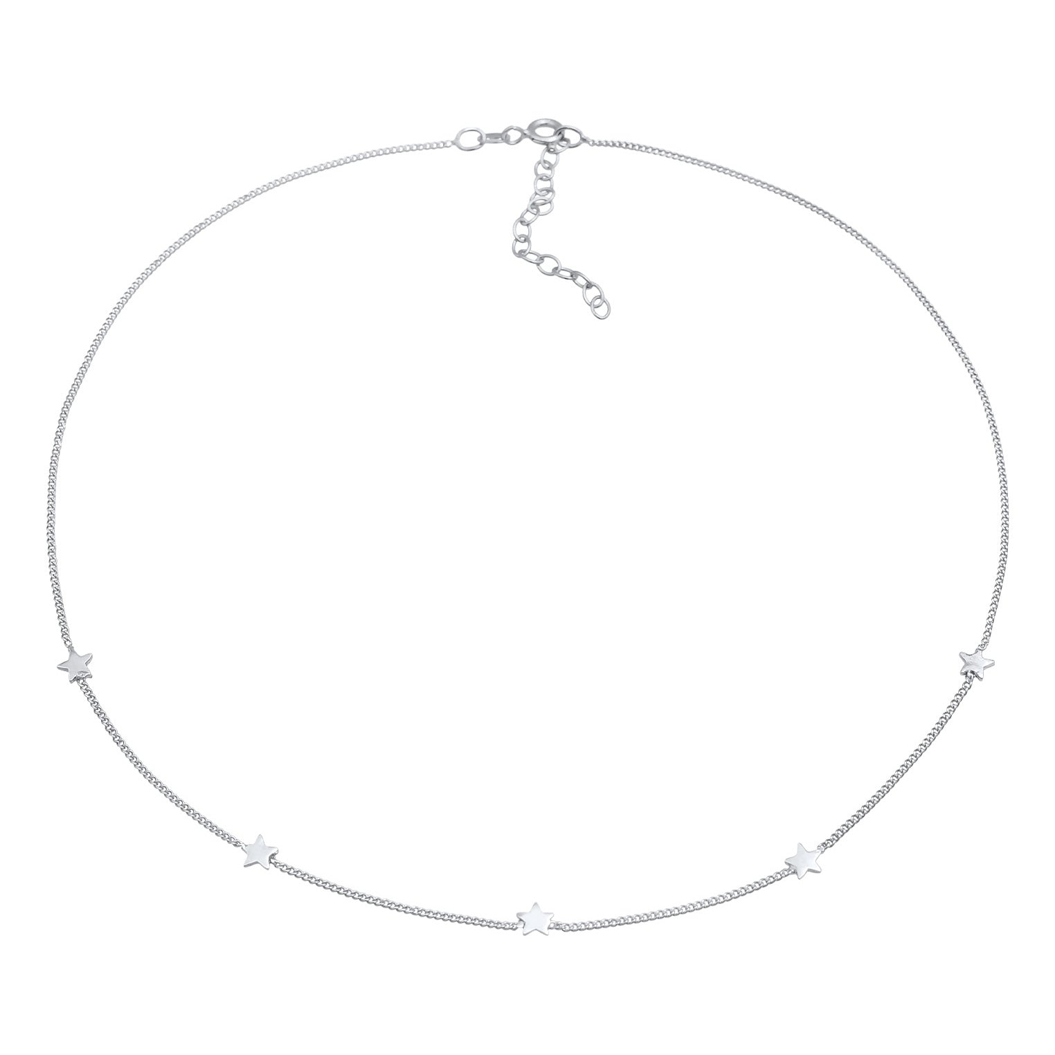 Silber - Elli | Choker Stern Astro | 925er Sterling Silber