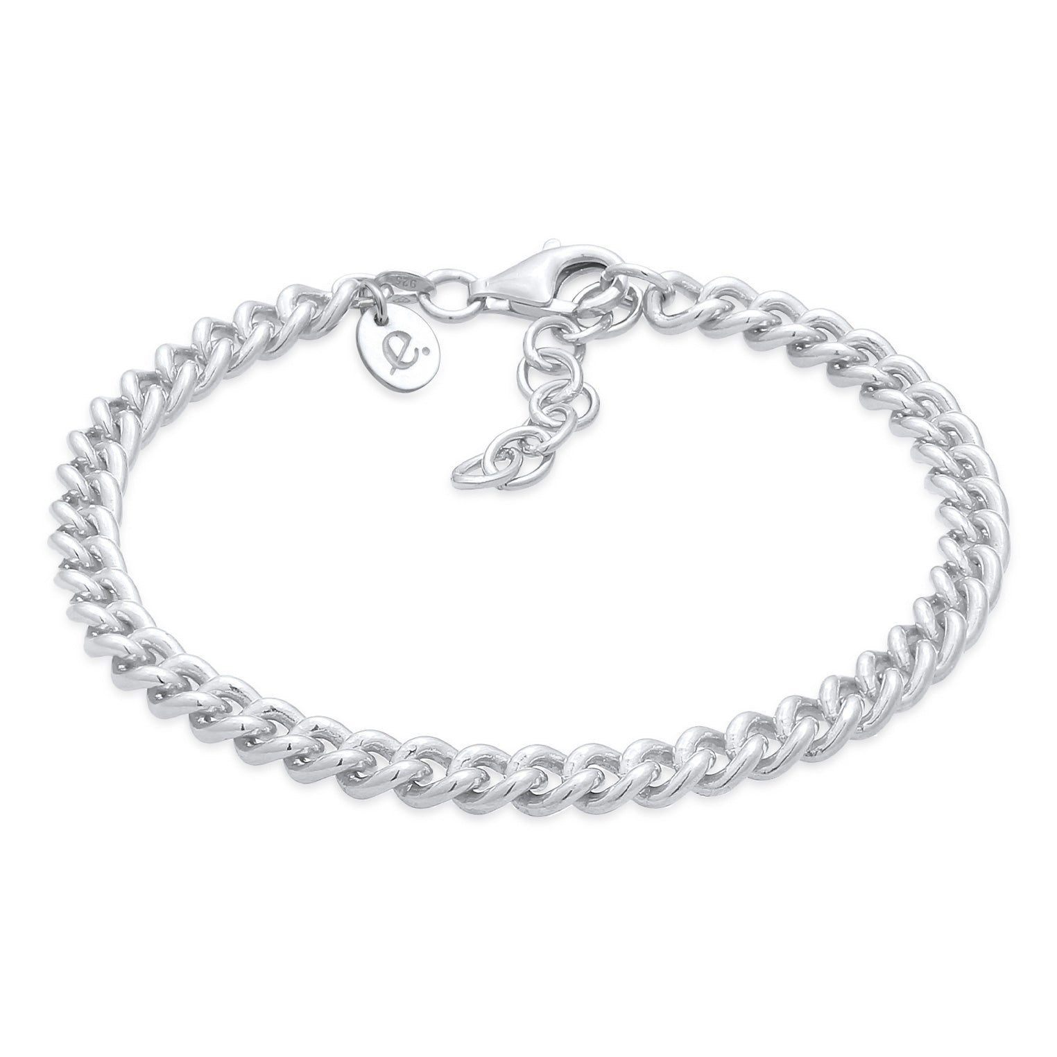 Silber - Elli PREMIUM | Armband Massiv | 925er Sterling Silber