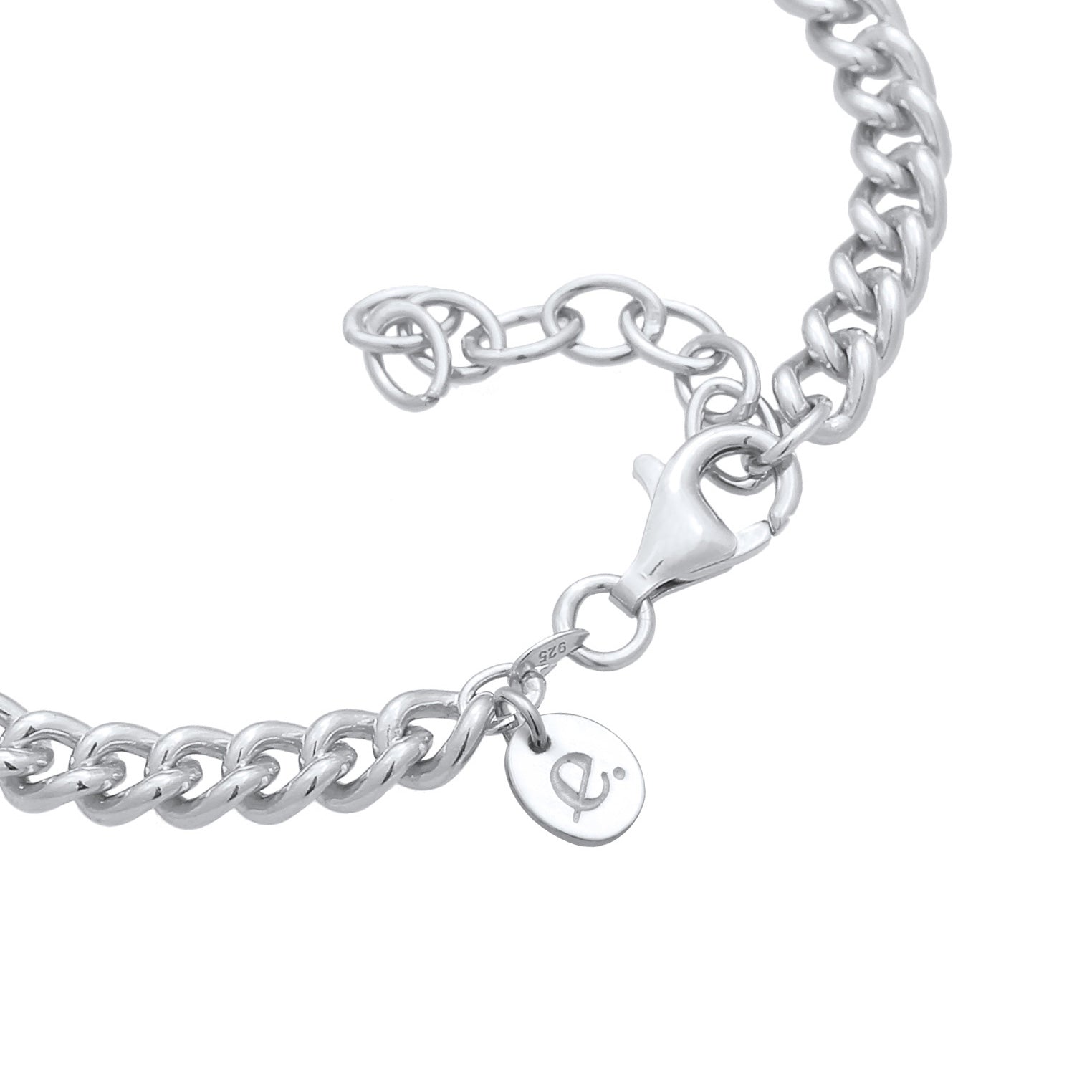 Silber - Elli PREMIUM | Armband Massiv | 925er Sterling Silber