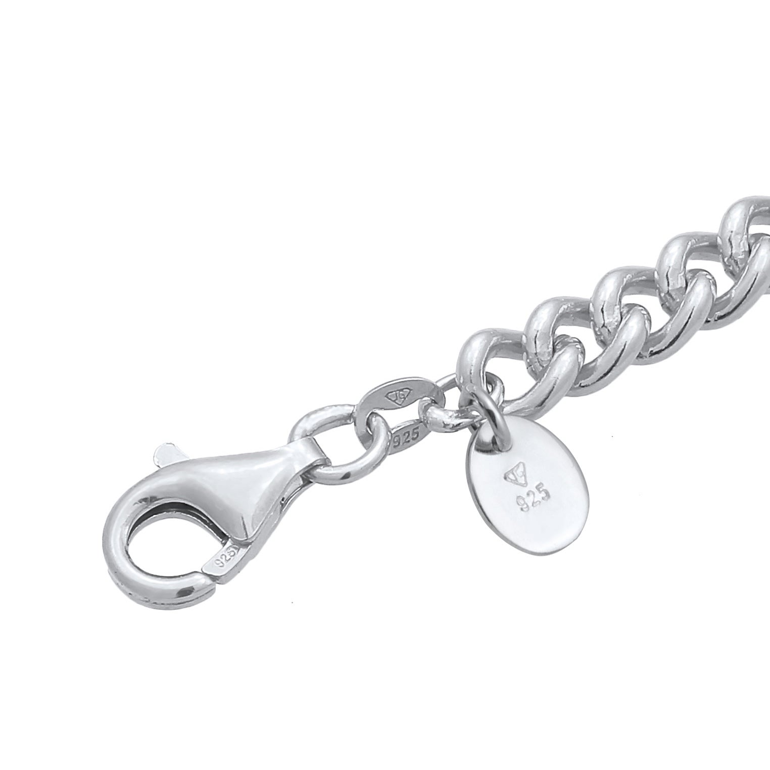 Silber - Elli PREMIUM | Armband Massiv | 925er Sterling Silber