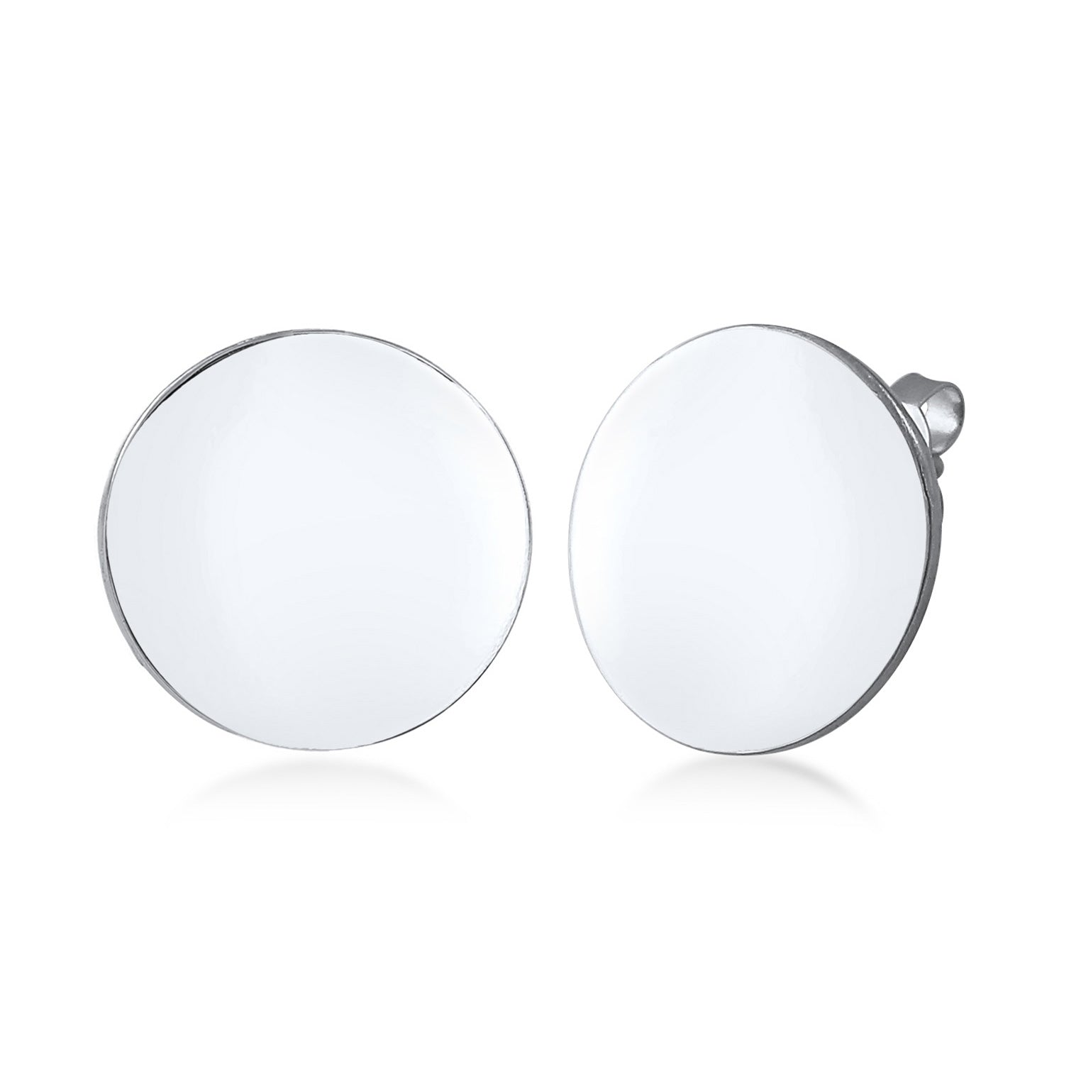 Silber - Elli | Ohrstecker Kreis | 925er Sterling Silber