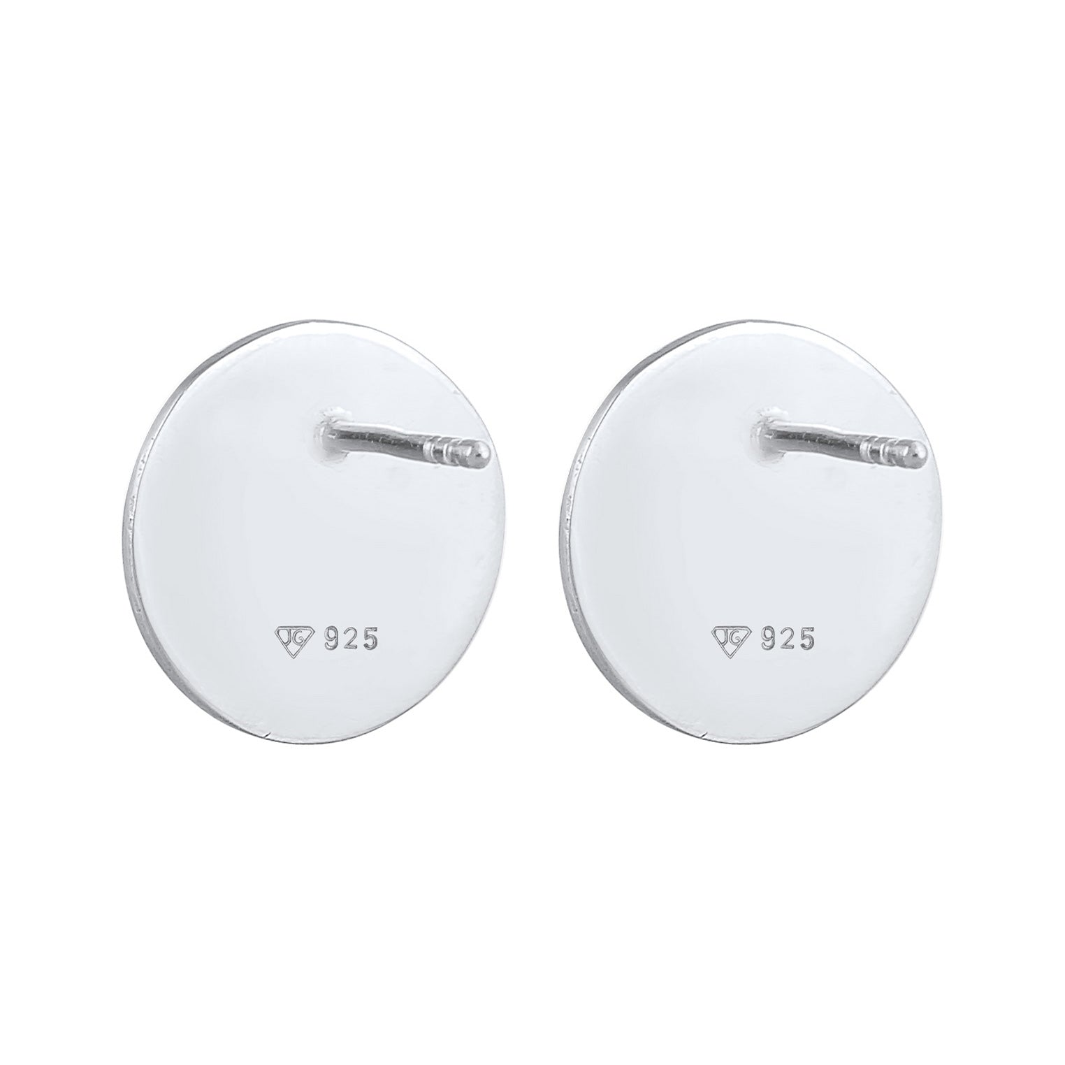 Silber - Elli | Ohrstecker Kreis | 925er Sterling Silber