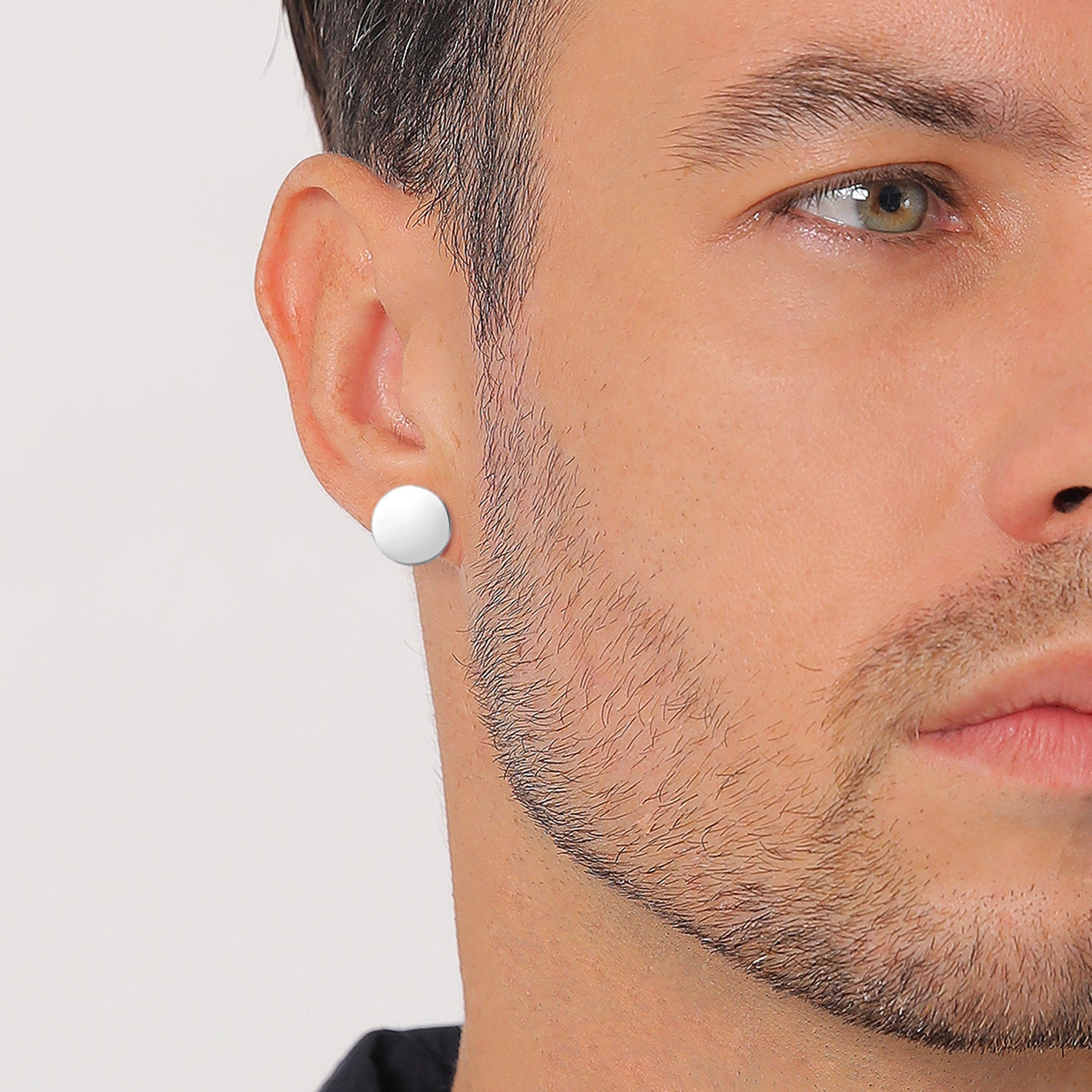 Silber - Elli | Ohrstecker Kreis | 925er Sterling Silber