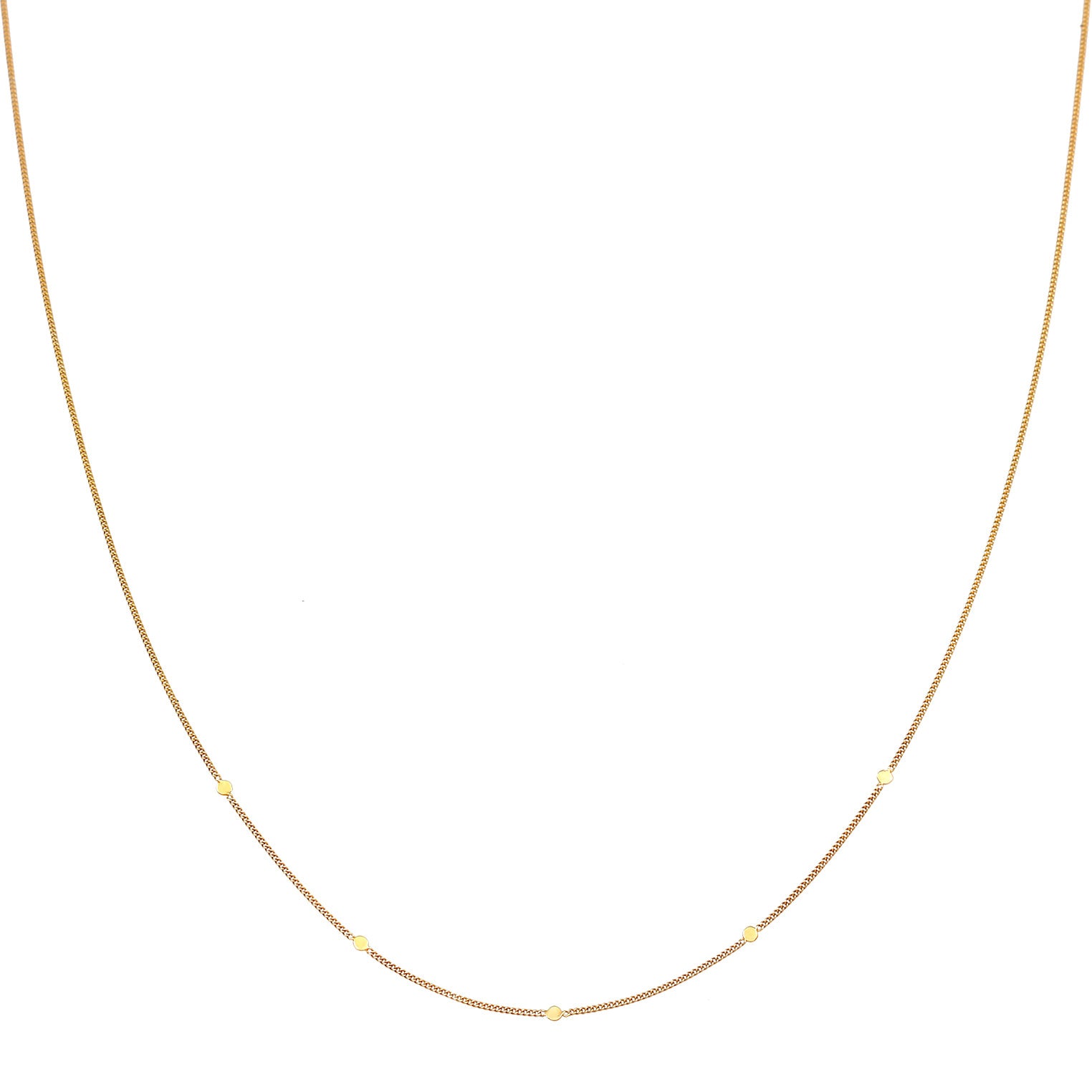 Gold - Elli PREMIUM | Halskette Boho | 375er Gelbgold