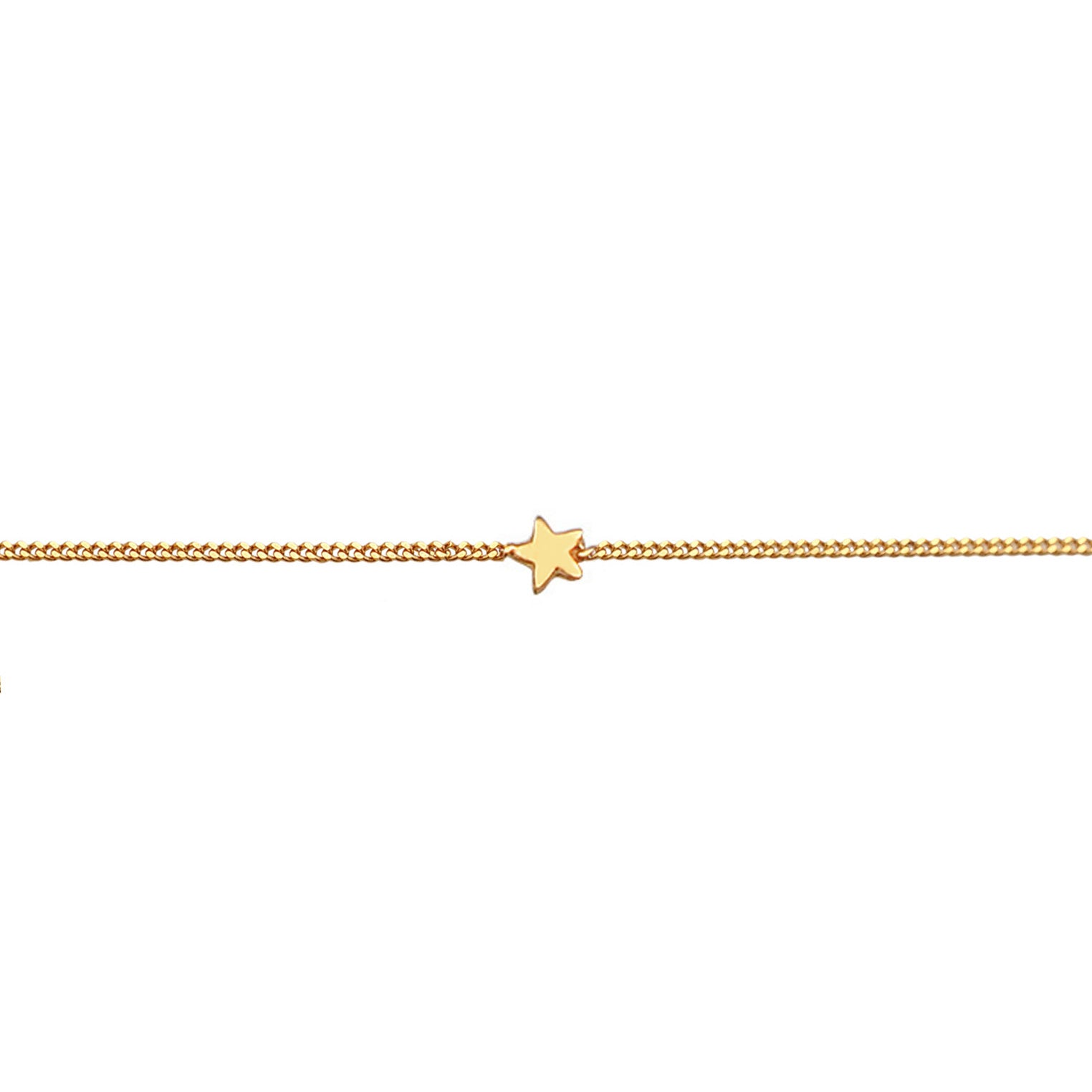 Gold - Elli PREMIUM | Choker Stern | 375er Gelbgold