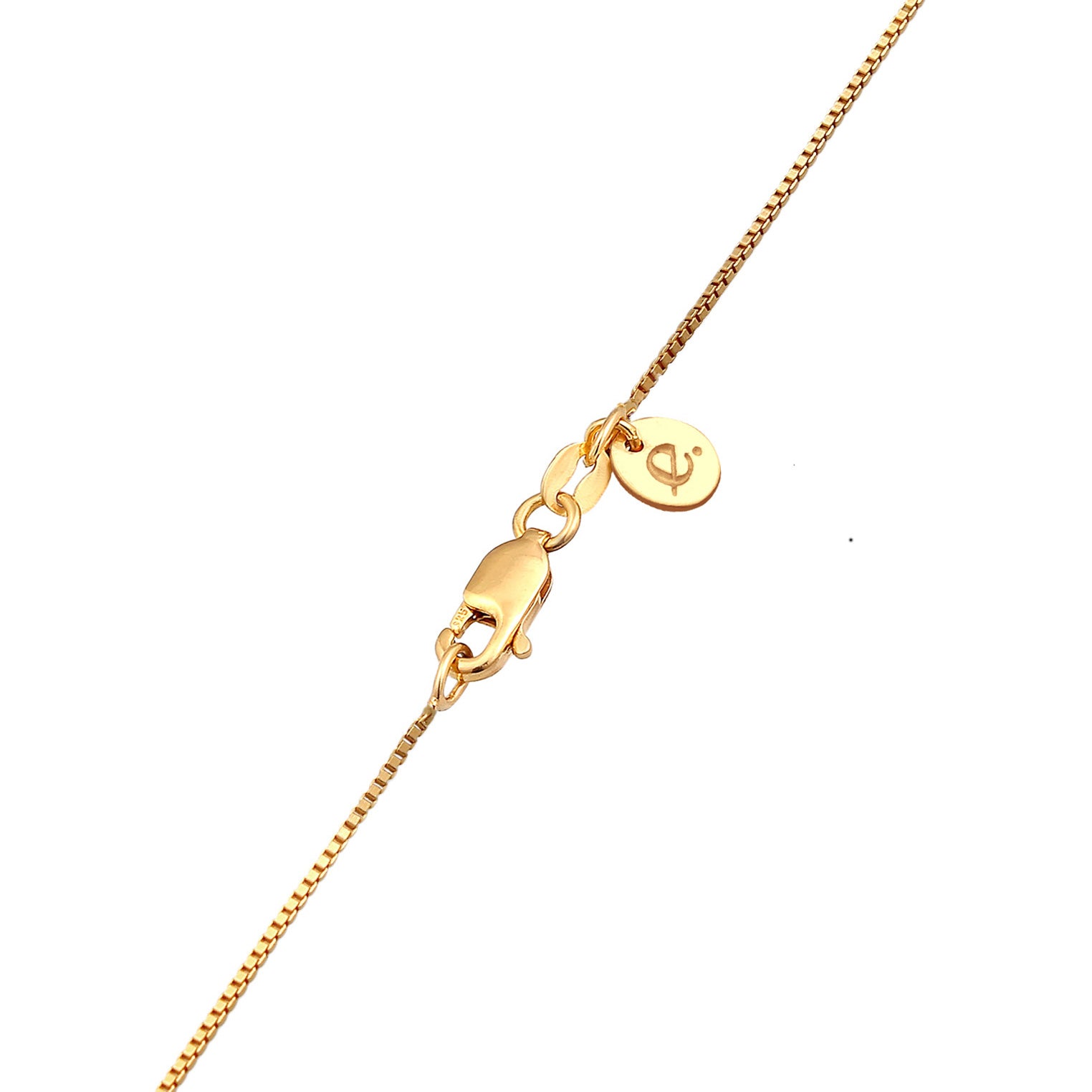 Gold - Elli PREMIUM | Halskette Kreuz | 925er Sterling Silber