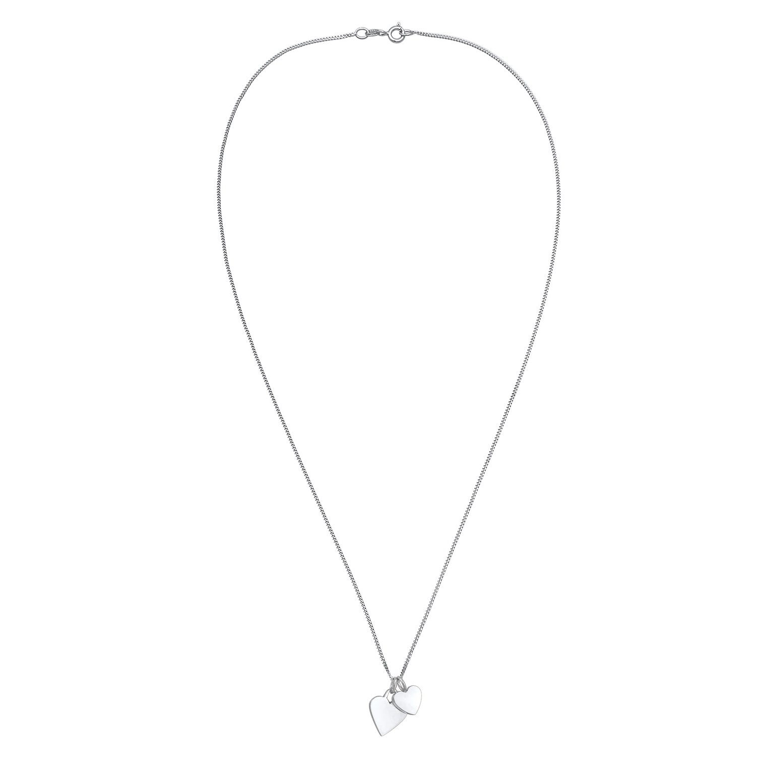 Silber - Elli | Halskette Anhänger Herz | 925er Sterling Silber