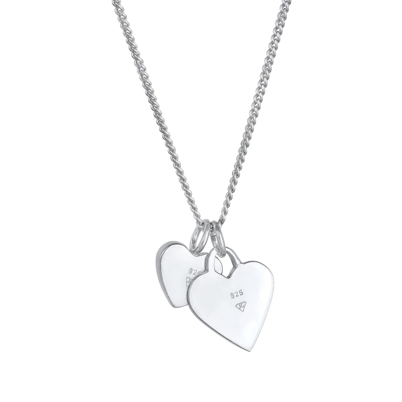 Silber - Elli | Halskette Anhänger Herz | 925er Sterling Silber