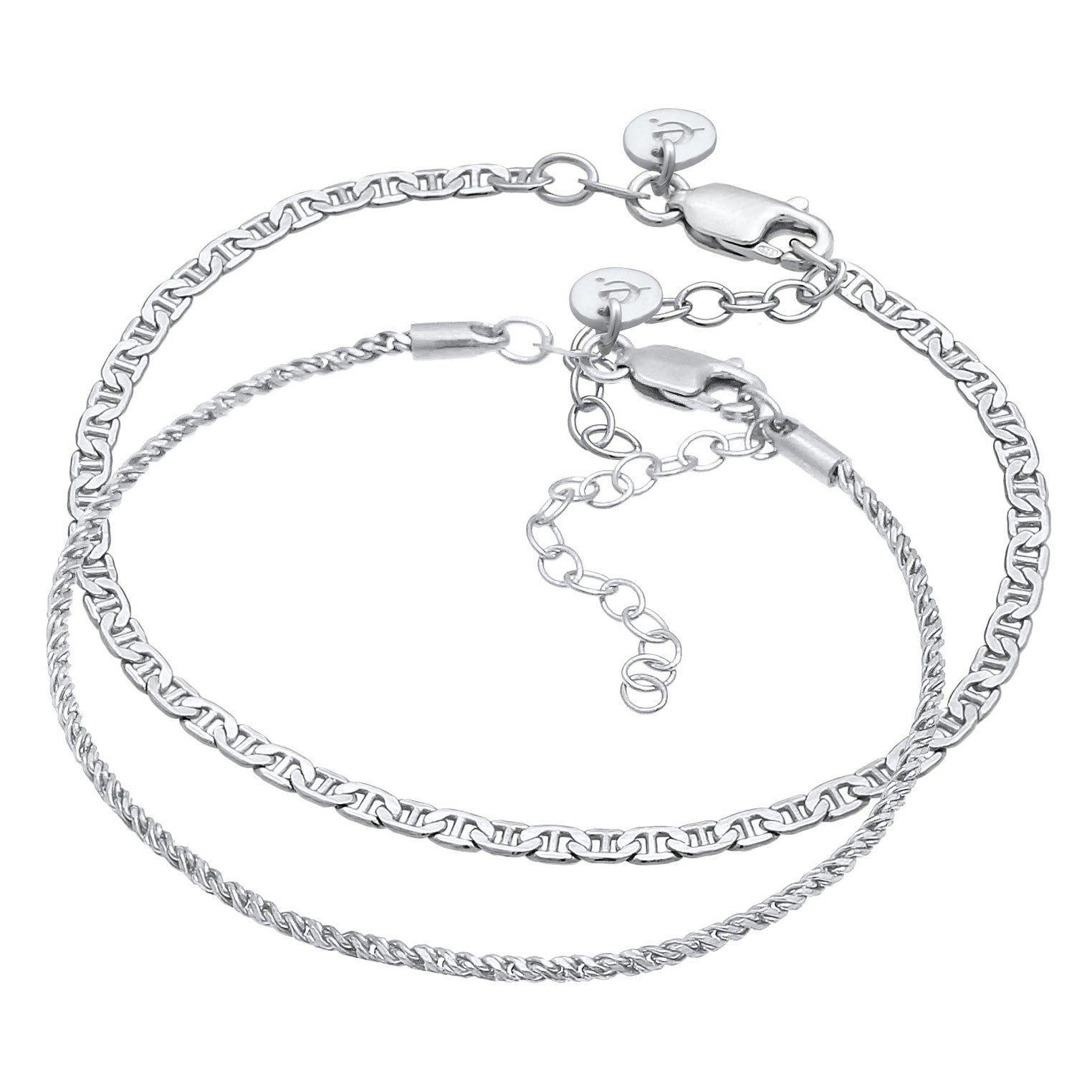 Silber - Elli PREMIUM | Armband-Set Basic | 925er Sterling Silber