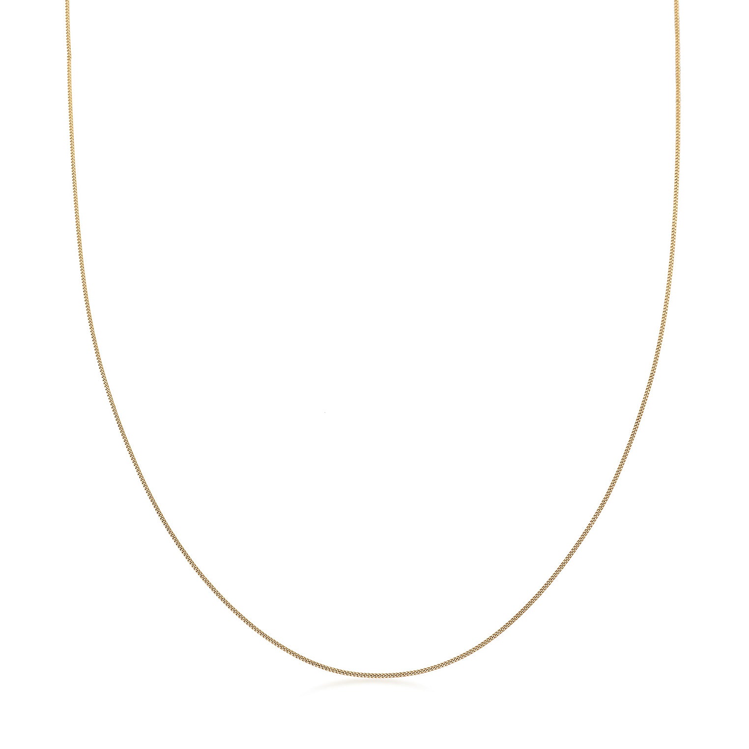 Gold - Elli PREMIUM | Panzer-Halskette | 375er Gelbgold