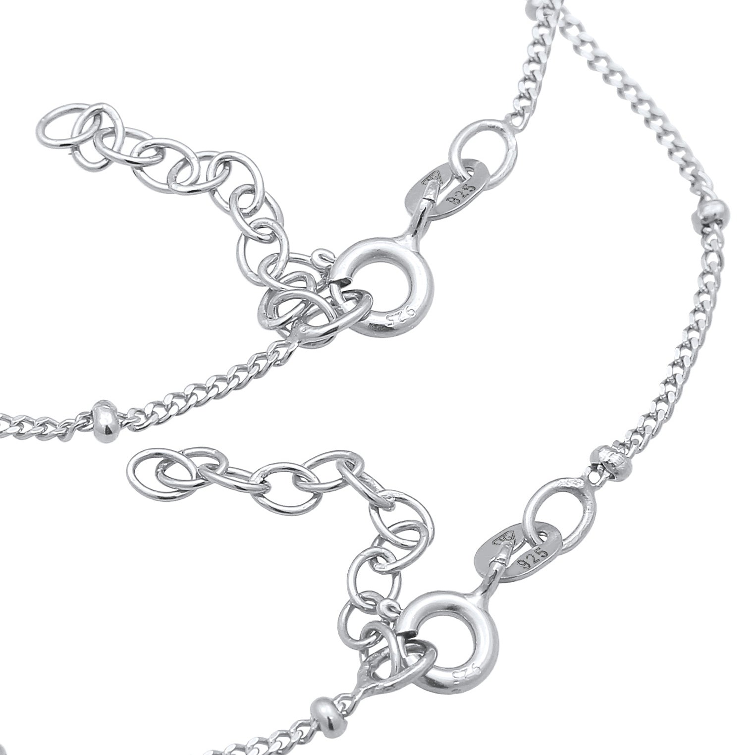 Silber - Elli | Mutter-Kind-Armbandset Herz | 925er Sterling Silber
