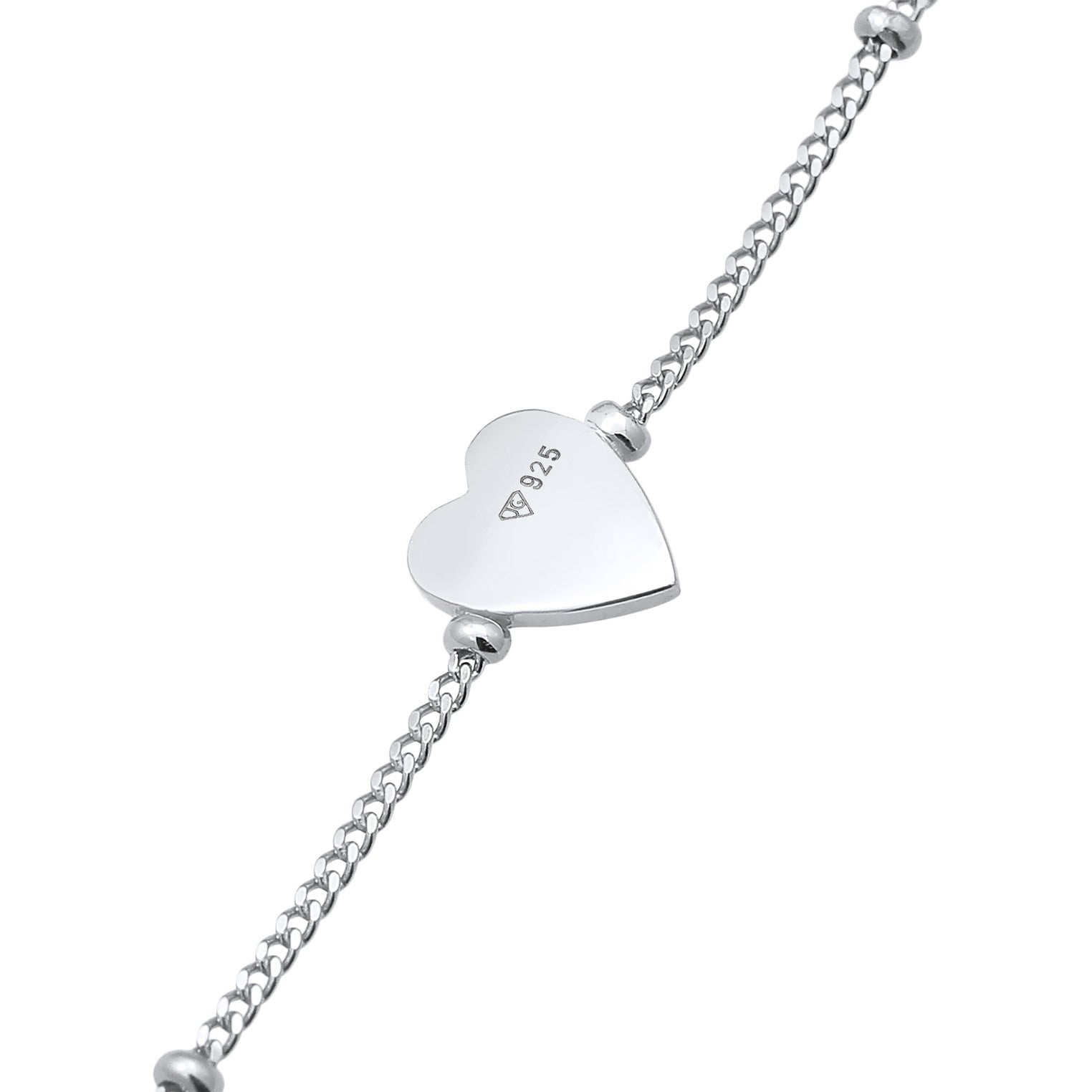 Silber - Elli | Mutter-Kind-Armbandset Herz | 925er Sterling Silber