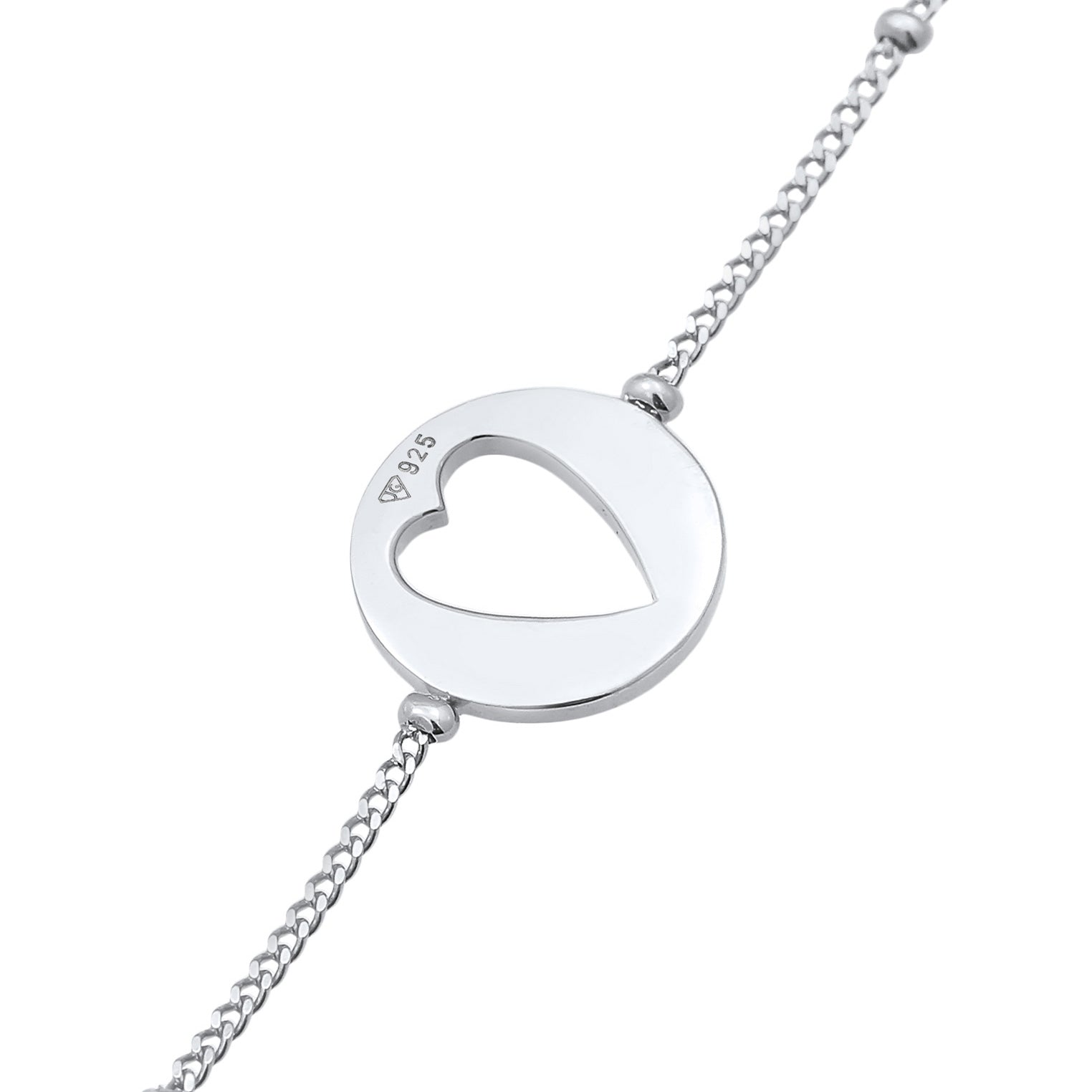 Silber - Elli | Mutter-Kind-Armbandset Herz | 925er Sterling Silber