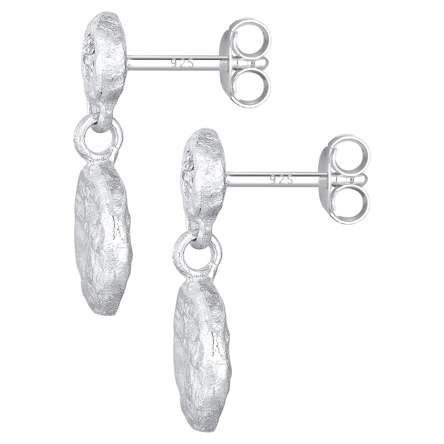 Silber - Elli DIAMONDS | Diamanten (0.05 ct) Plättchen Vintage 925 Silber