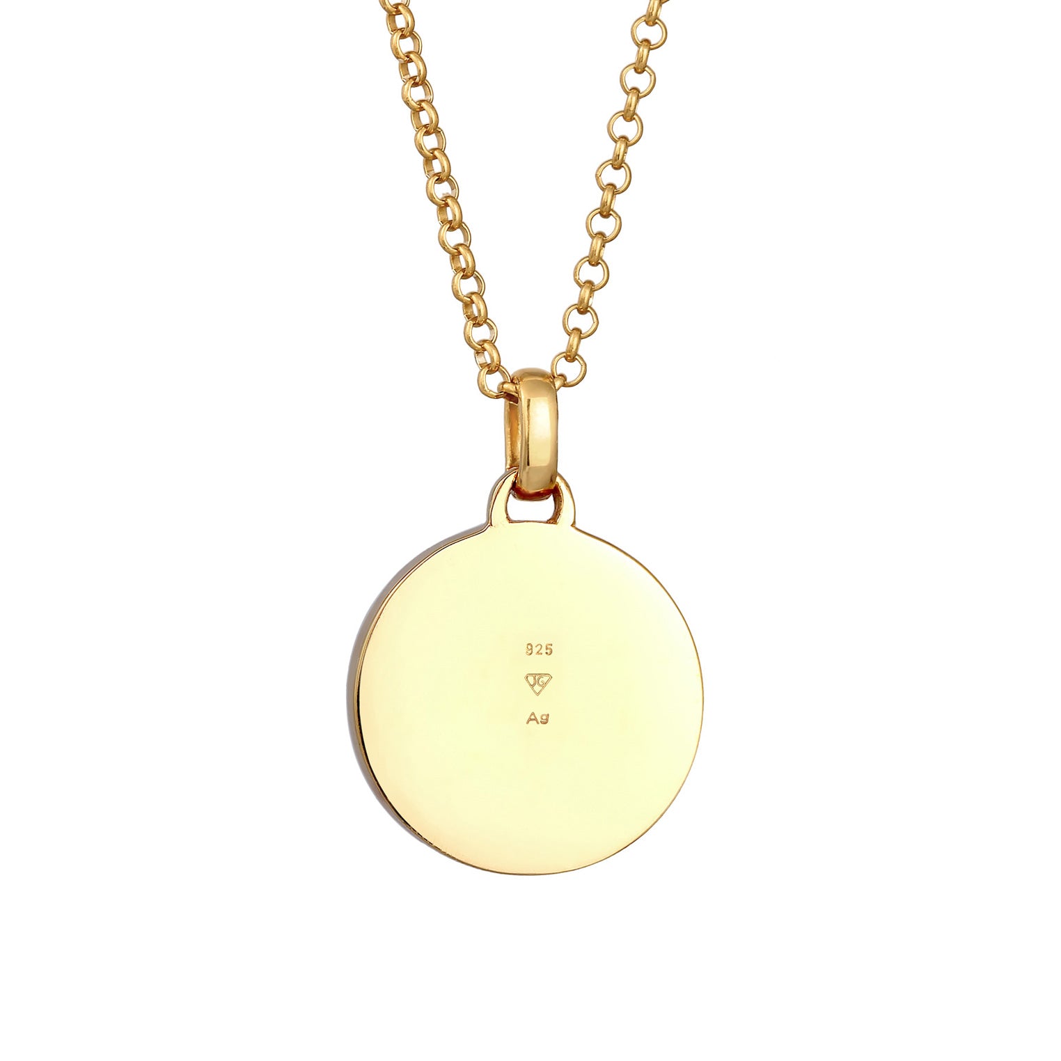 Gold - Elli | Halskette Evil Eye | Emaille (Bunt) | 925er Sterling Silber Vergoldet