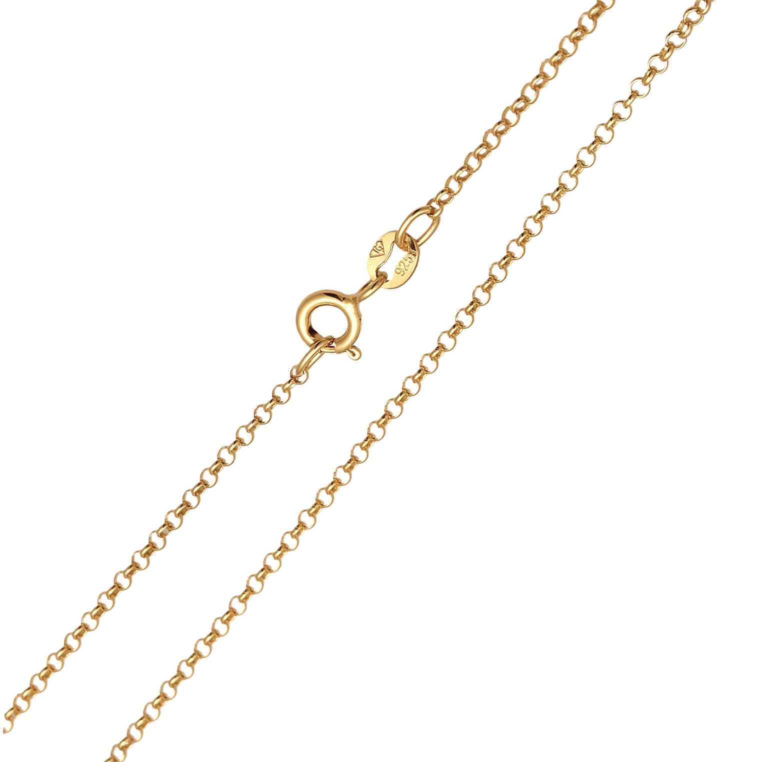 Gold - Elli | Halskette Evil Eye | Emaille (Bunt) | 925er Sterling Silber Vergoldet