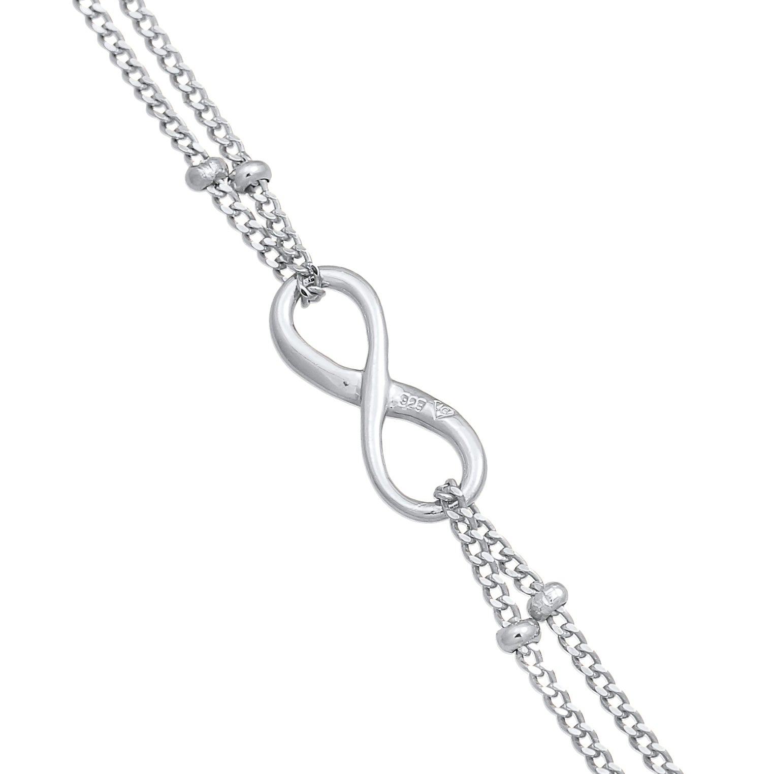 Silber - Elli | Armband Infinity Liebe | 925er Sterling Silber