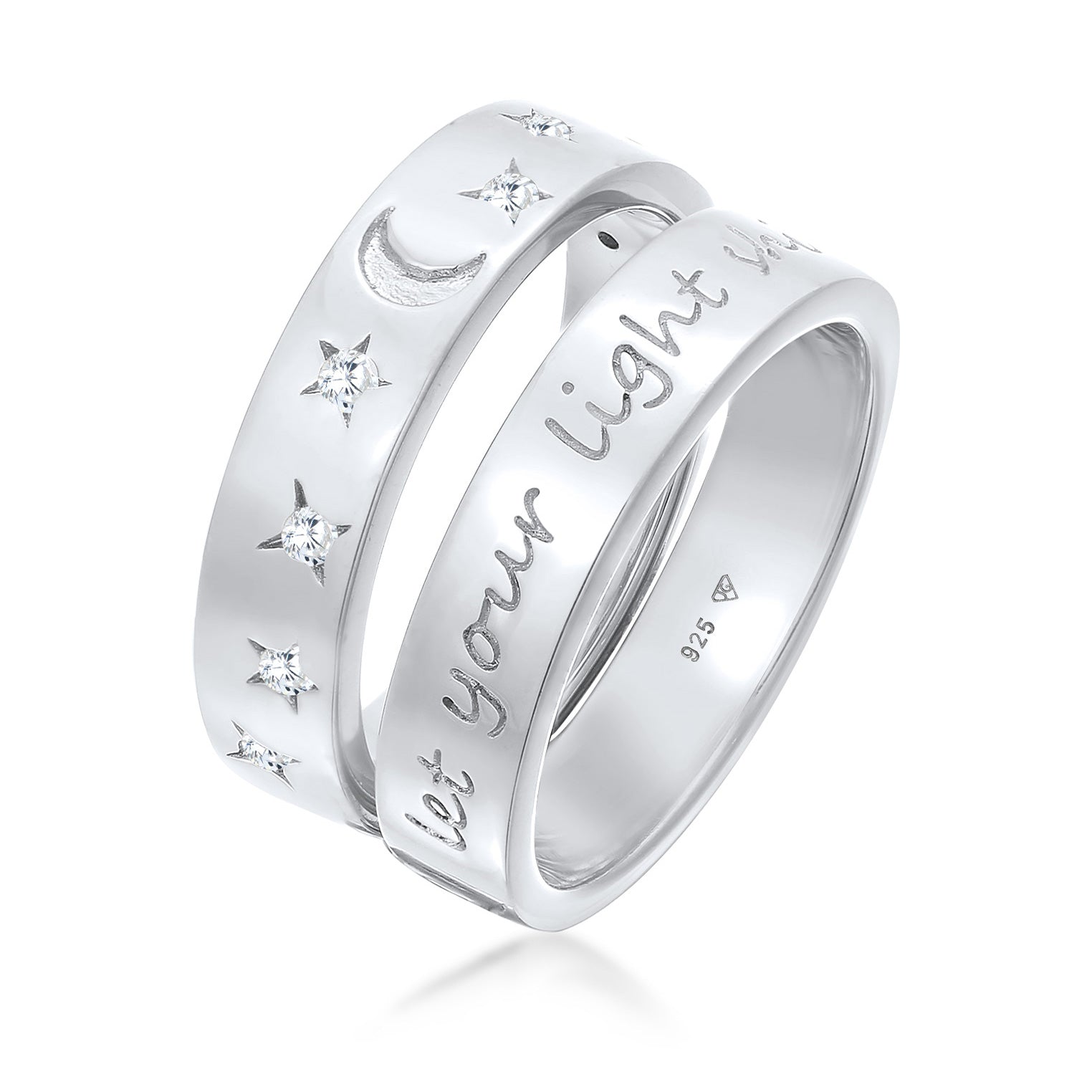 Ring Set Astro | Zirconia Elli (White) Jewelry –