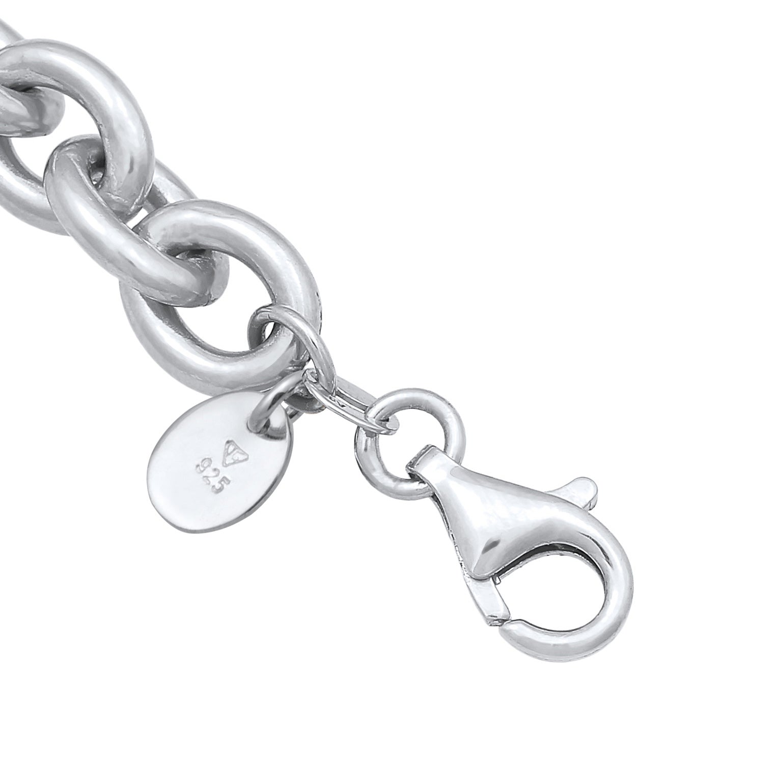 Silber - Elli PREMIUM | Glieder-Fußkettchen | Süßwasserperlen | 925er Sterling Silber