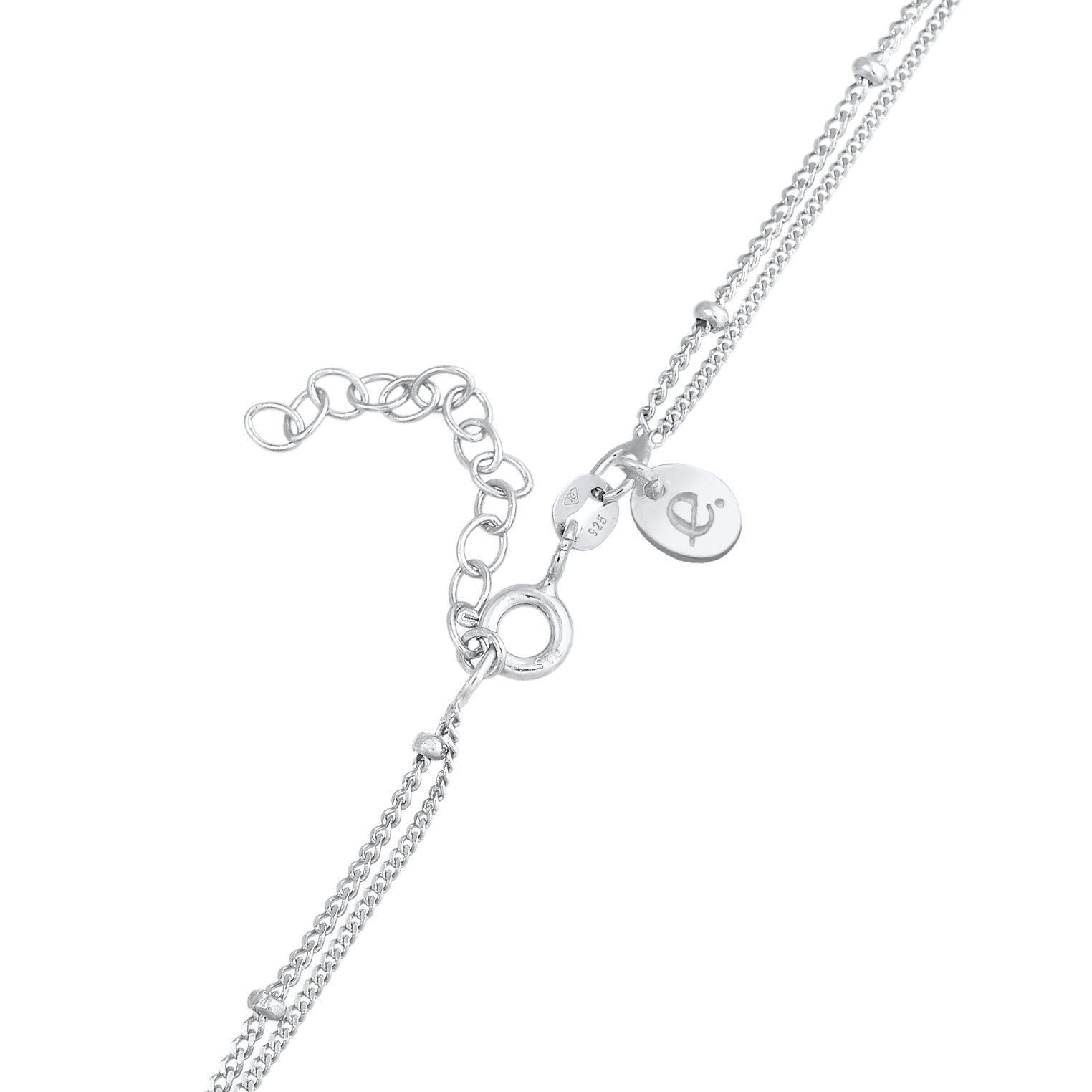 Silber - Elli PREMIUM | Choker Kugel | Achat (Grün) | 925er Sterling Silber