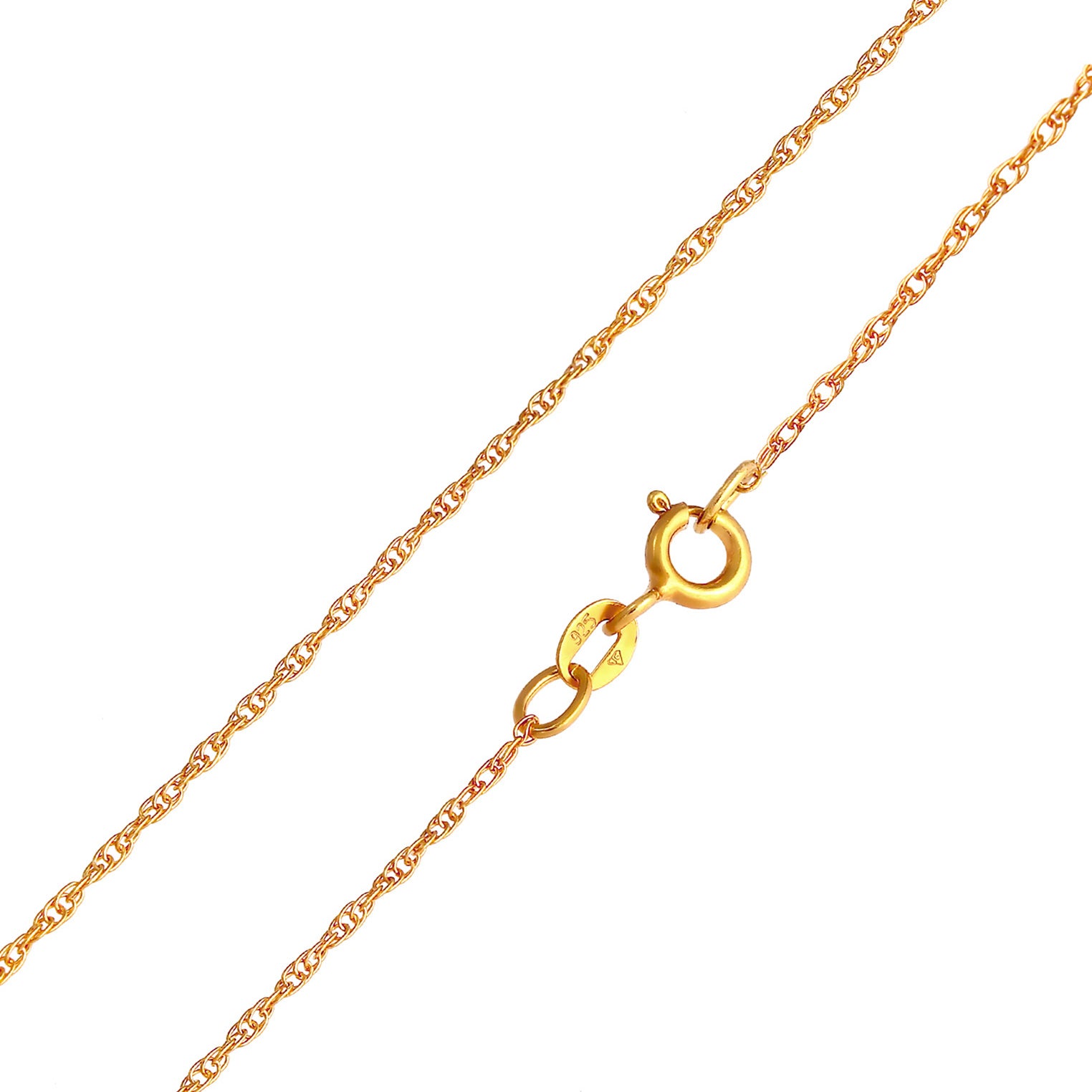 Gold - Elli PREMIUM | Halskette Plättchen | Süßwasserzuchtperle | 925er Sterling Silber vergoldet