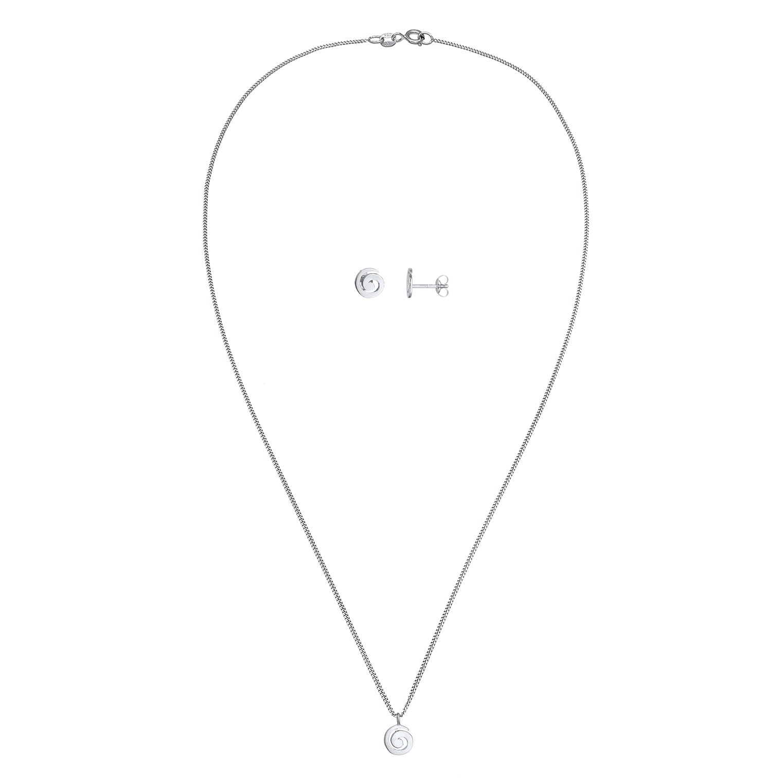 Silber - Elli | Schmuckset Spriale | 925er Sterling Silber