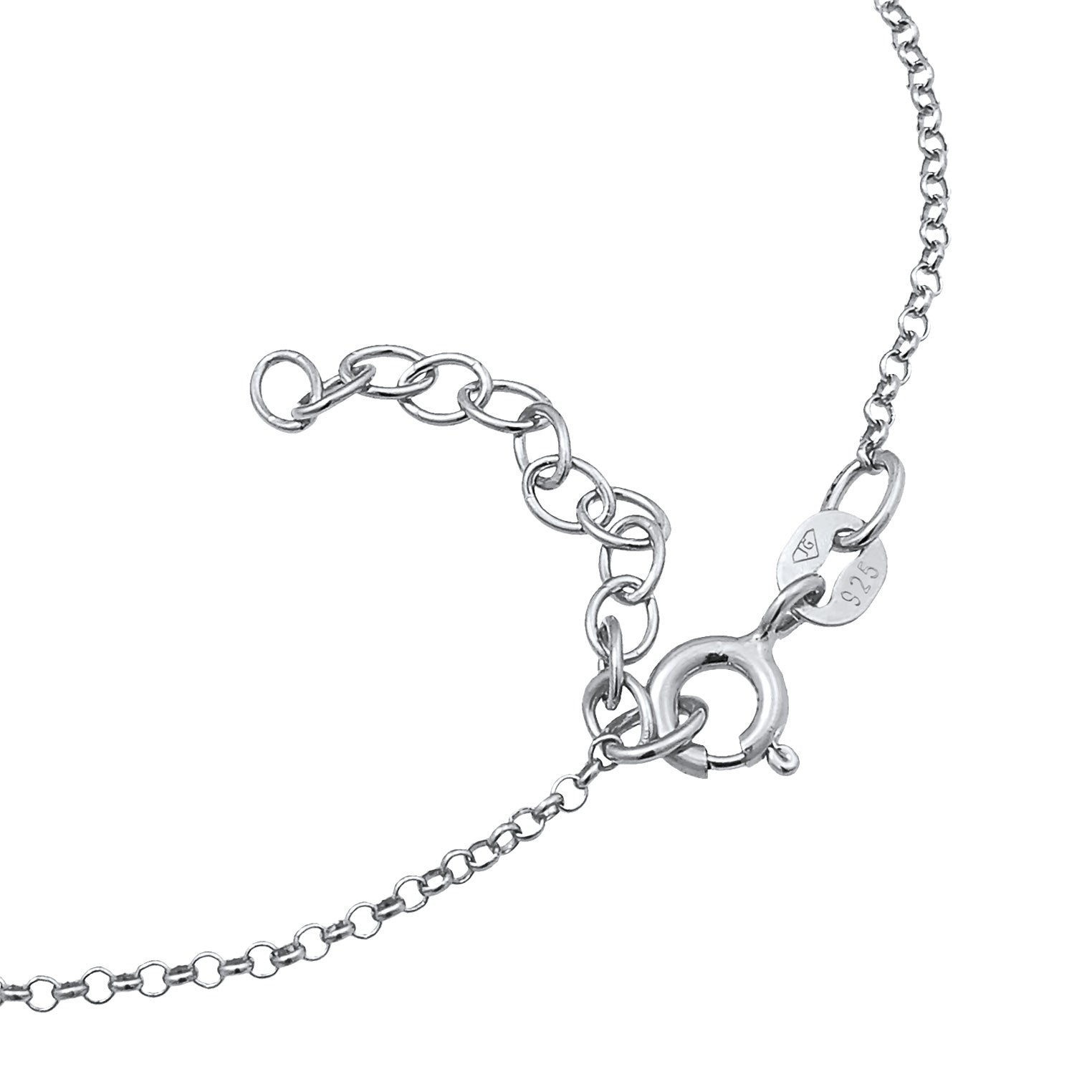 Silber - Elli | Armband Buchstabe M | 925er Sterling Silber