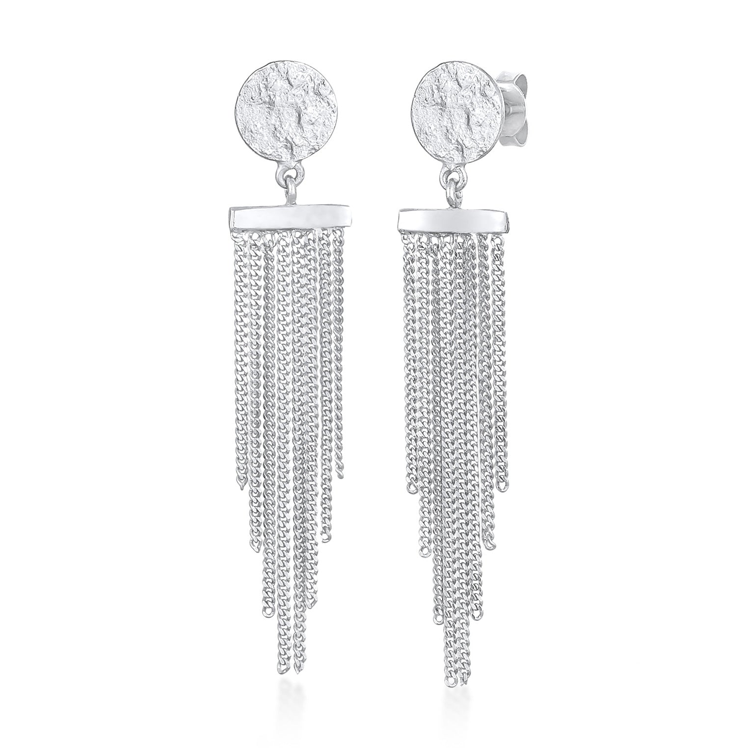 Silber - Elli | Ohrhänger Ketten | 925er Sterling Silber