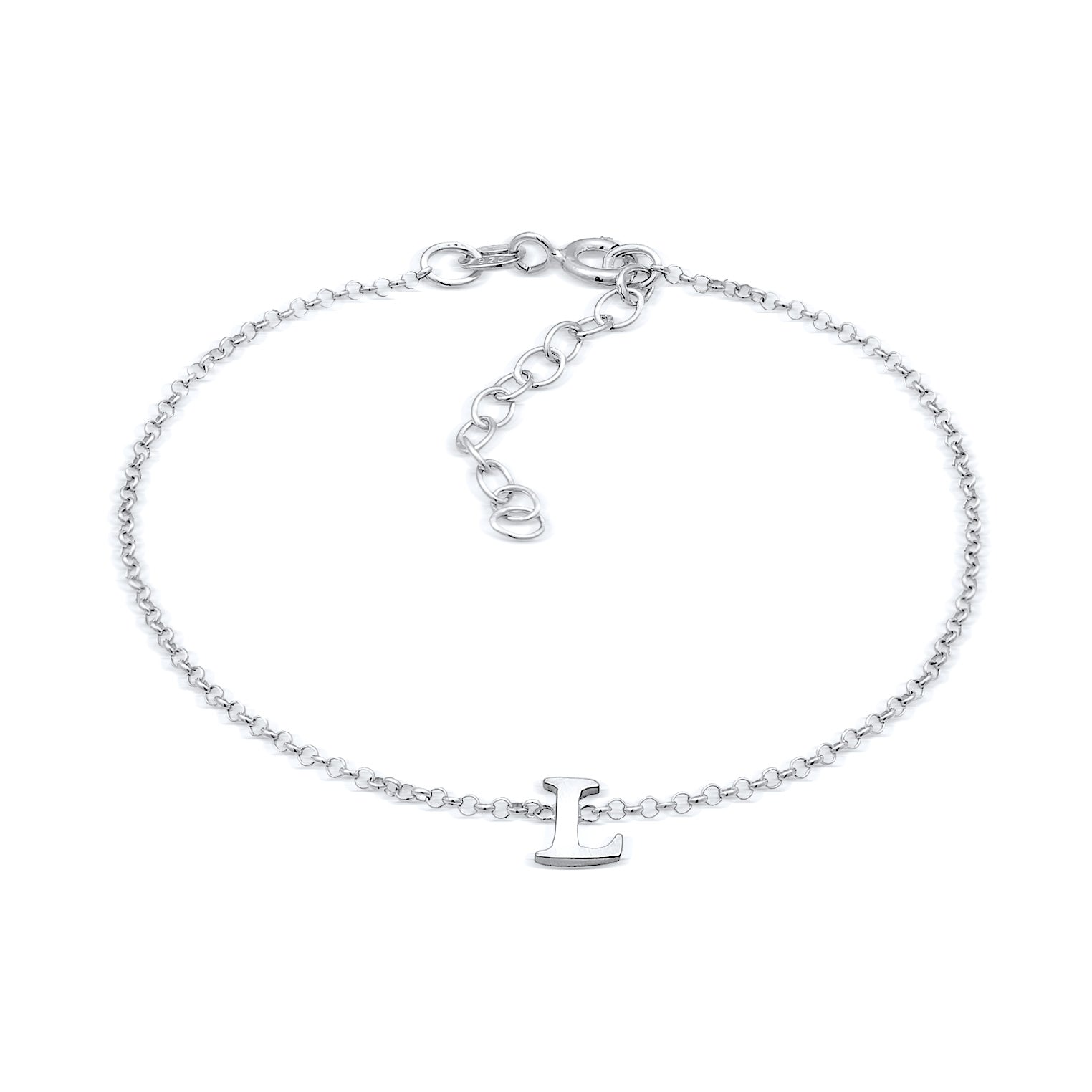 Silber - Elli | Armband Buchstabe L | 925er Sterling Silber
