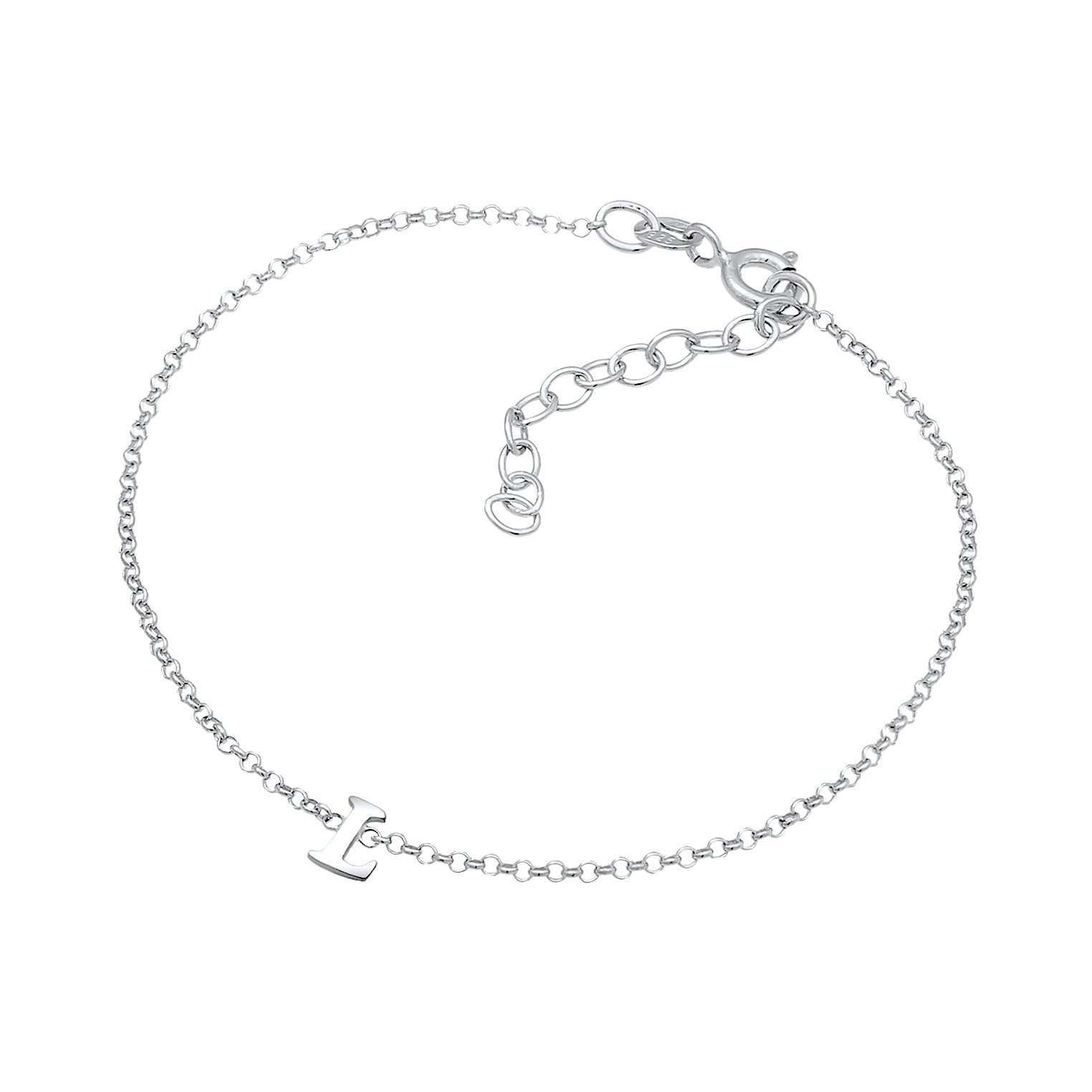 Silber - Elli | Armband Buchstabe L | 925er Sterling Silber