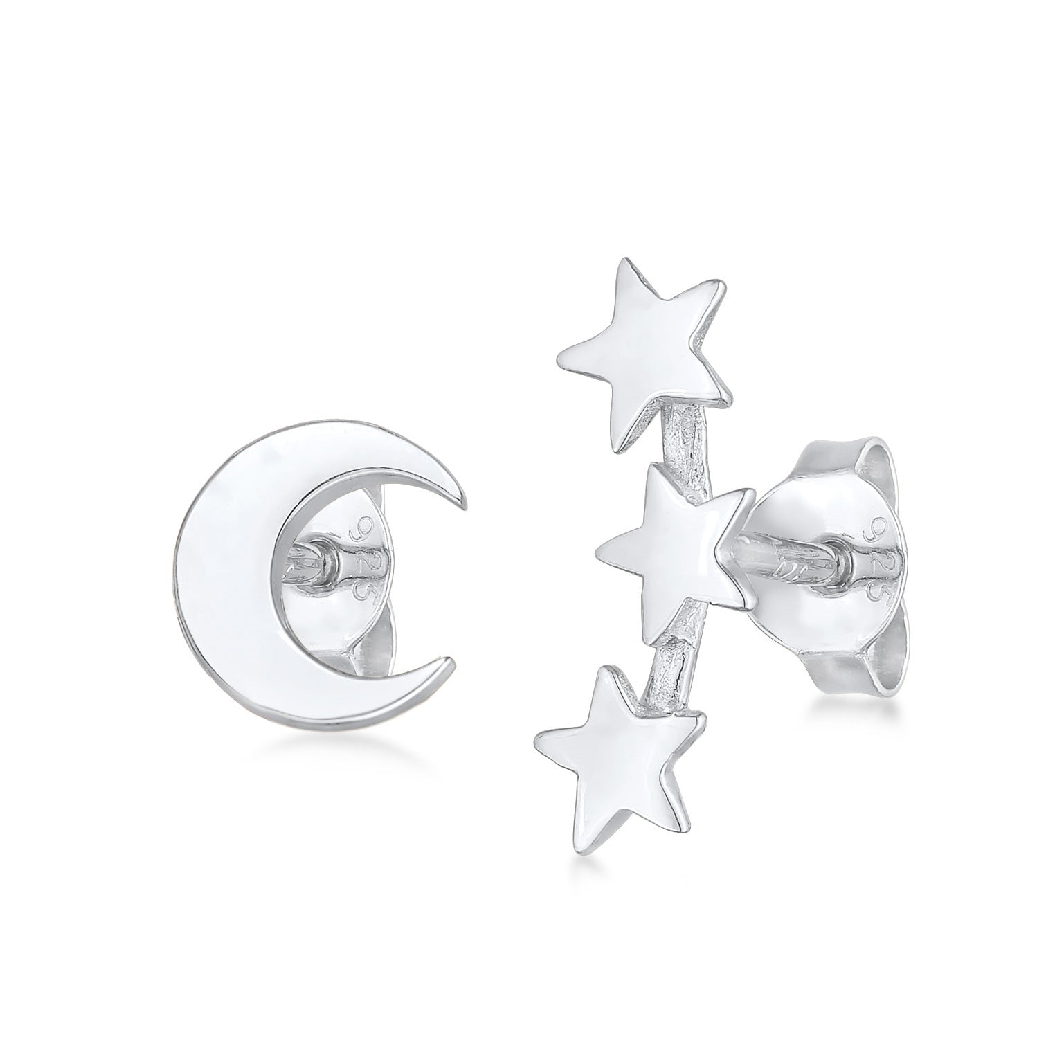 Silber - Elli | Ohrringset Astro | 925er Sterling Silber